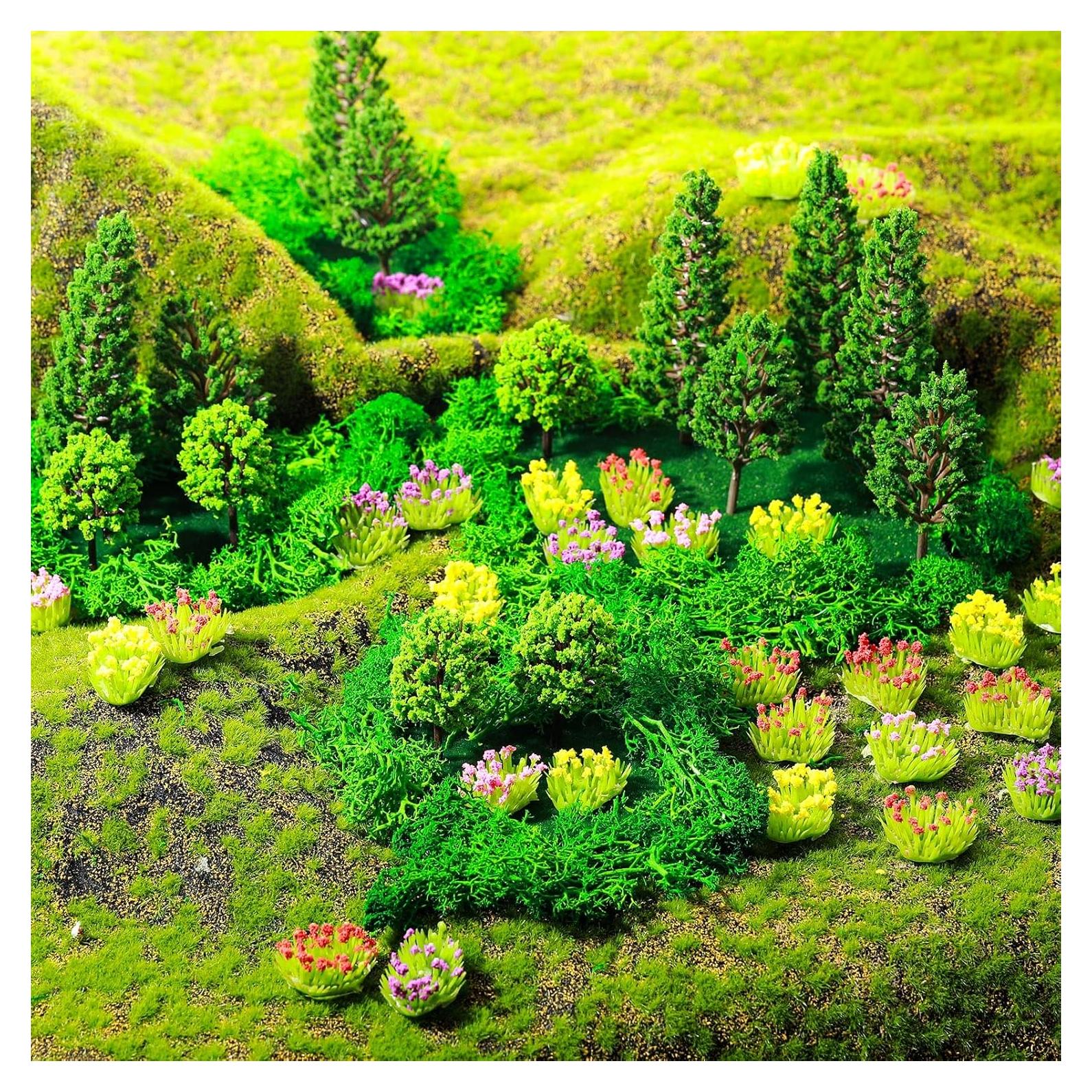 Set de 55 Piezas de Árboles y Césped Artificial Canlierr