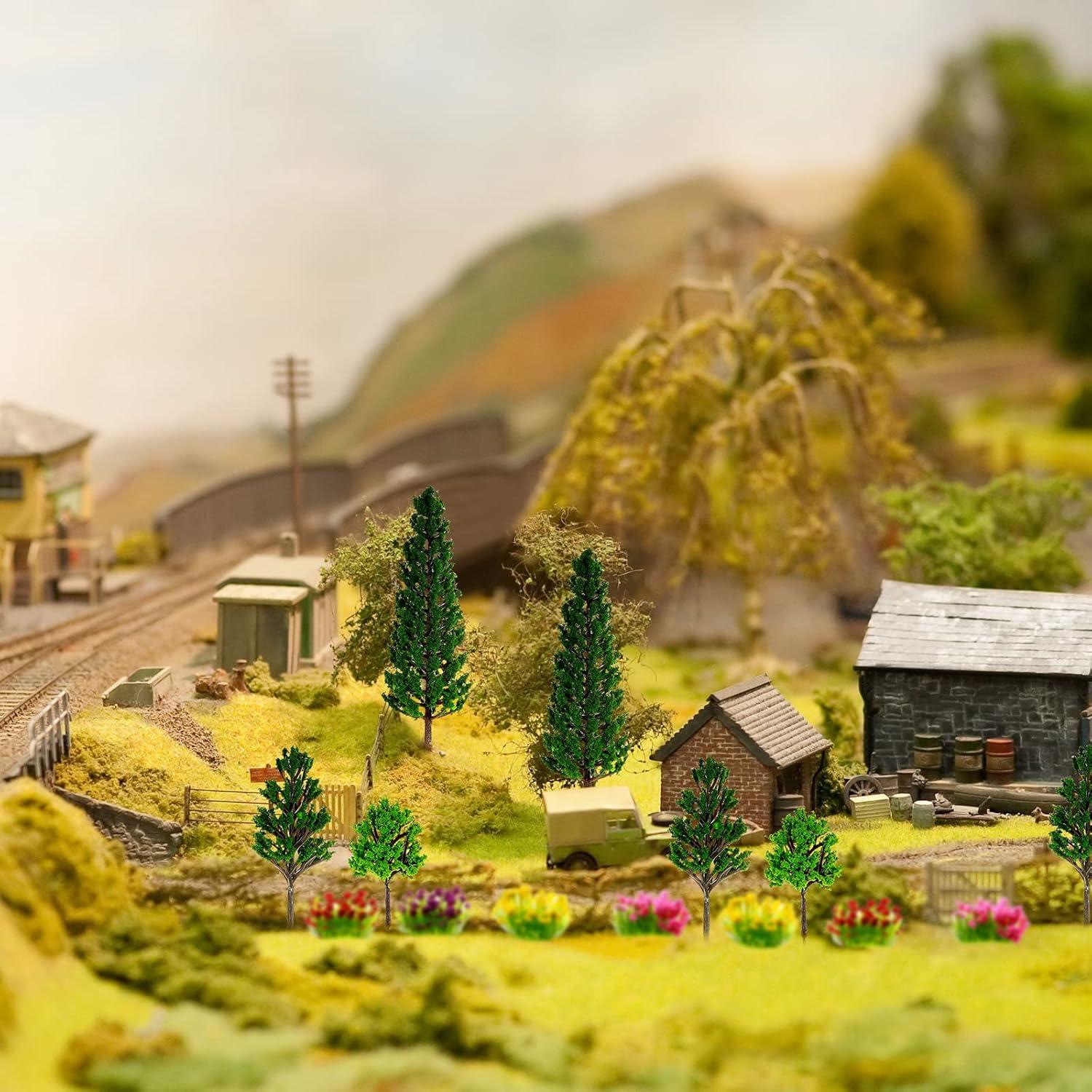 Set de 55 Piezas de Árboles y Césped Artificial Canlierr