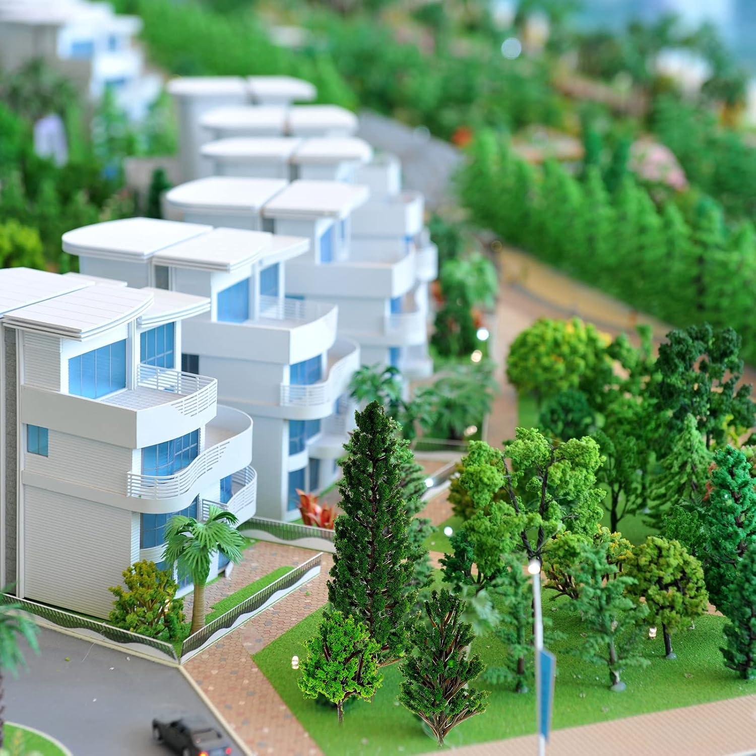 Set de 55 Piezas de Árboles y Césped Artificial Canlierr