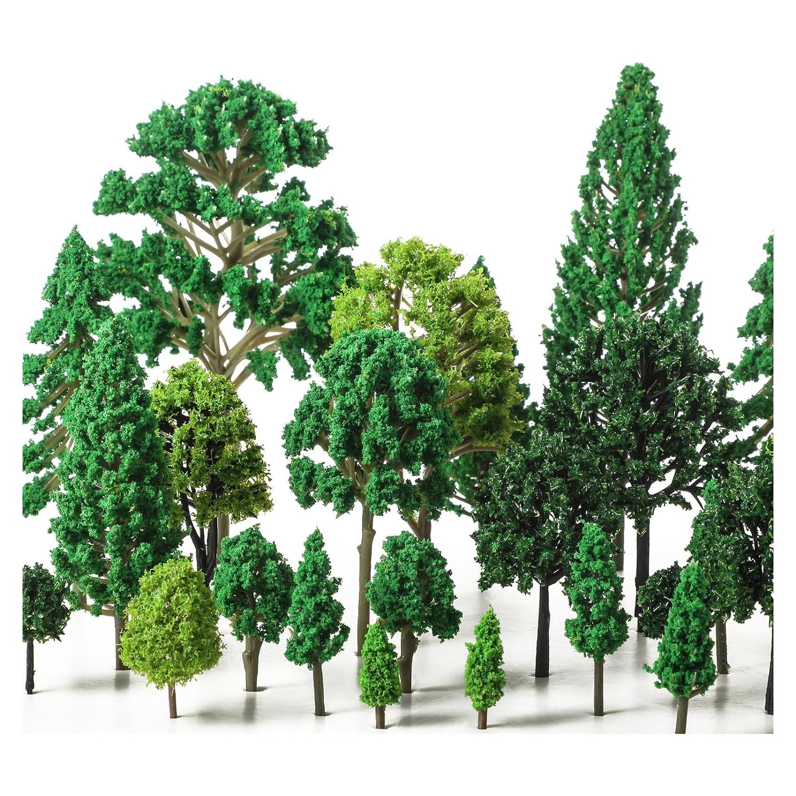 Skylety 70 Piezas Mini Árboles Vintage 3-16 cm para Diorama