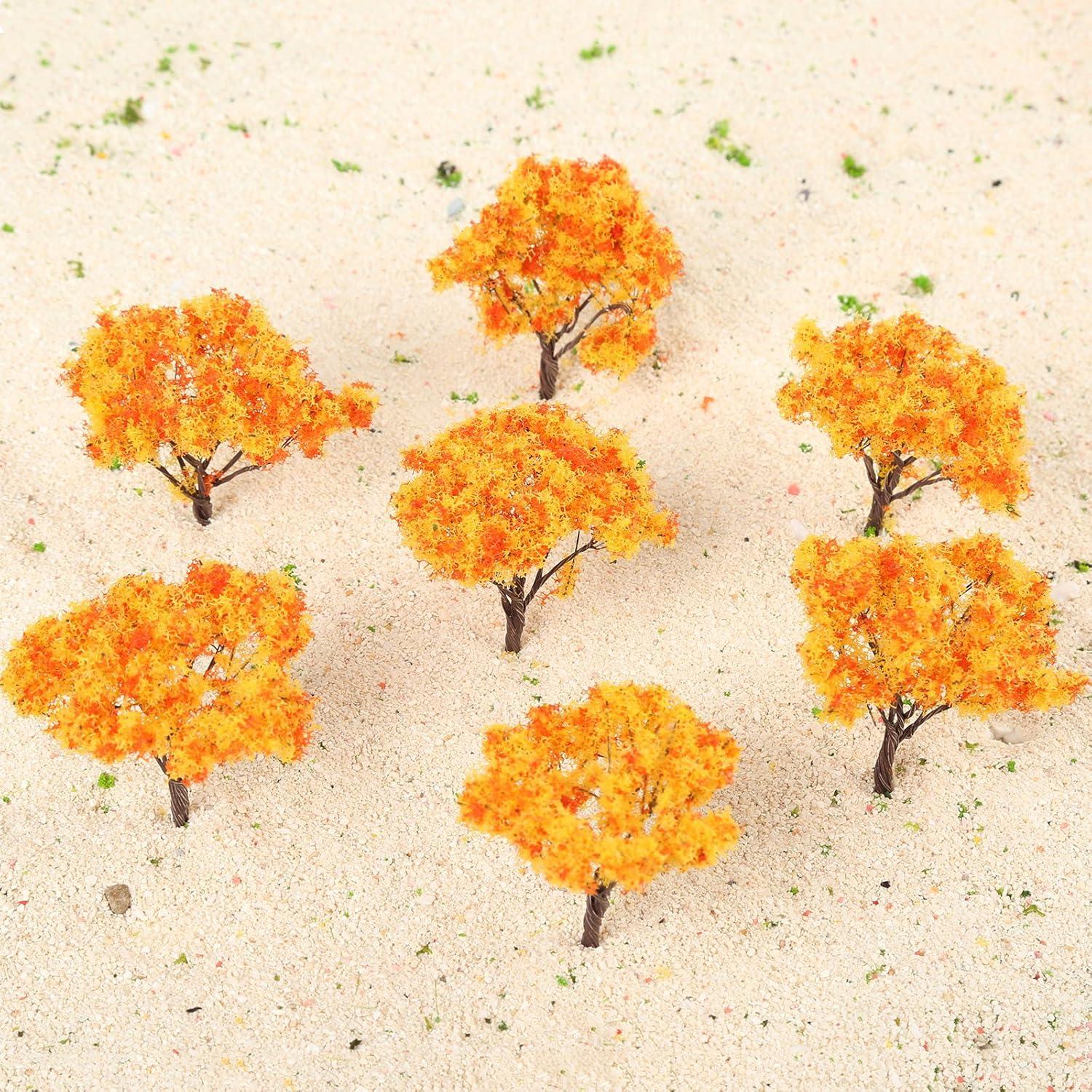 Yetaha Miniatura Árbol de Arce 25PCS 6.5cm Escala HO