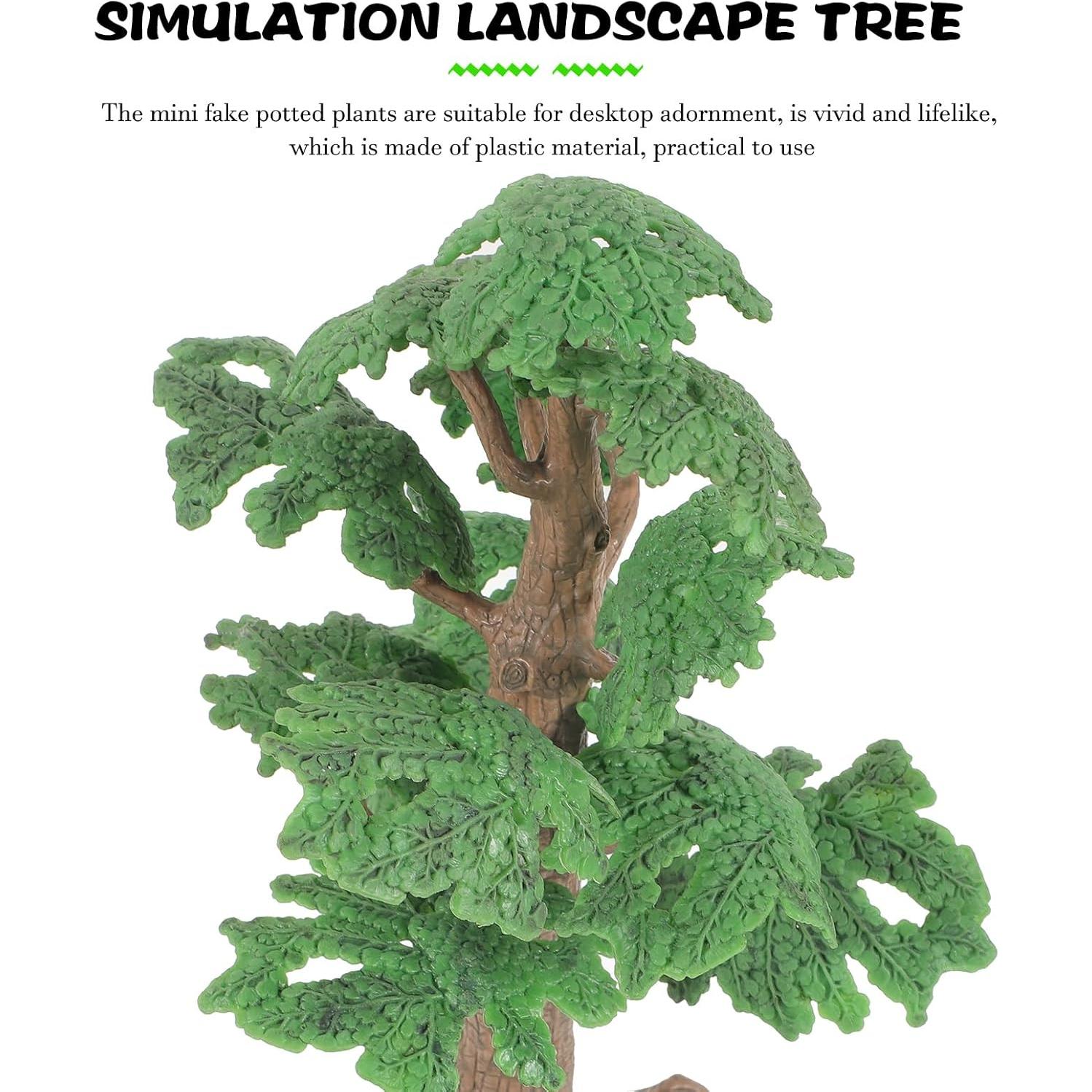 Mini Árbol de Pino Kisangel 24x9.5x7cm Decoración