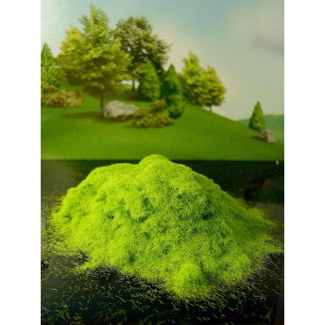 Yalulu 6 Pack Césped Falso Verde Polvo de Cachemira