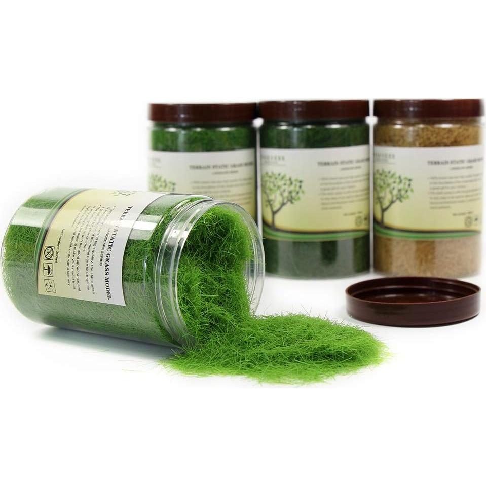 Césped Estático Evemodel 4x300ml 12mm Verde y Amarillo