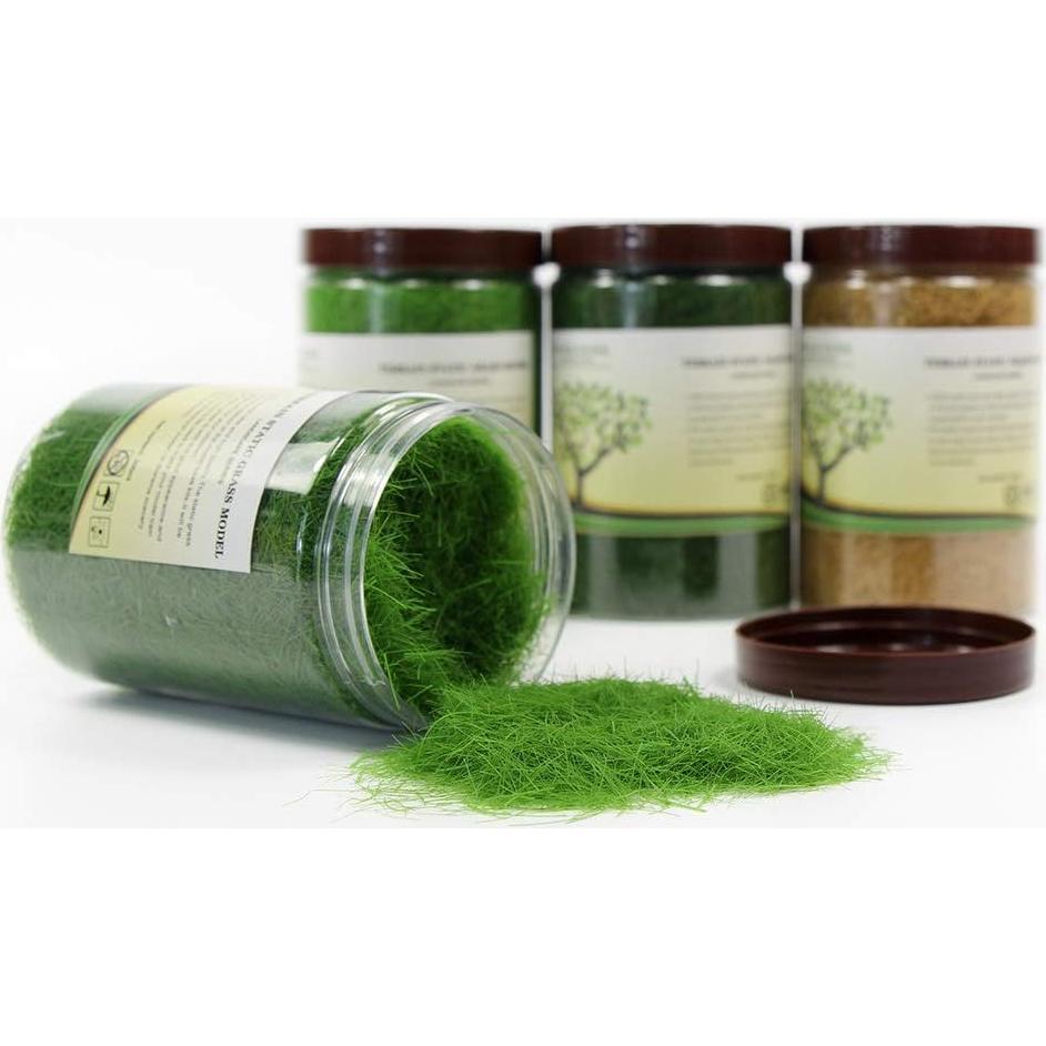 Césped Estático Evemodel 4x300ml 12mm Verde y Amarillo