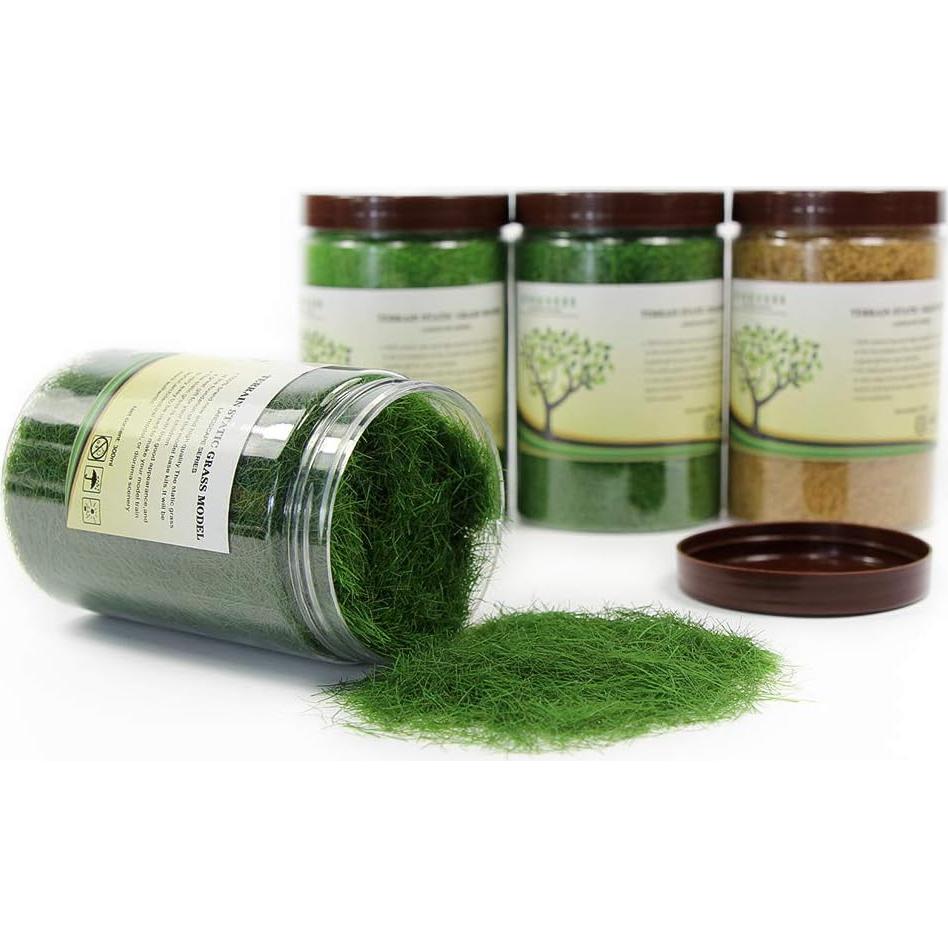 Césped Estático Evemodel 4x300ml 12mm Verde y Amarillo