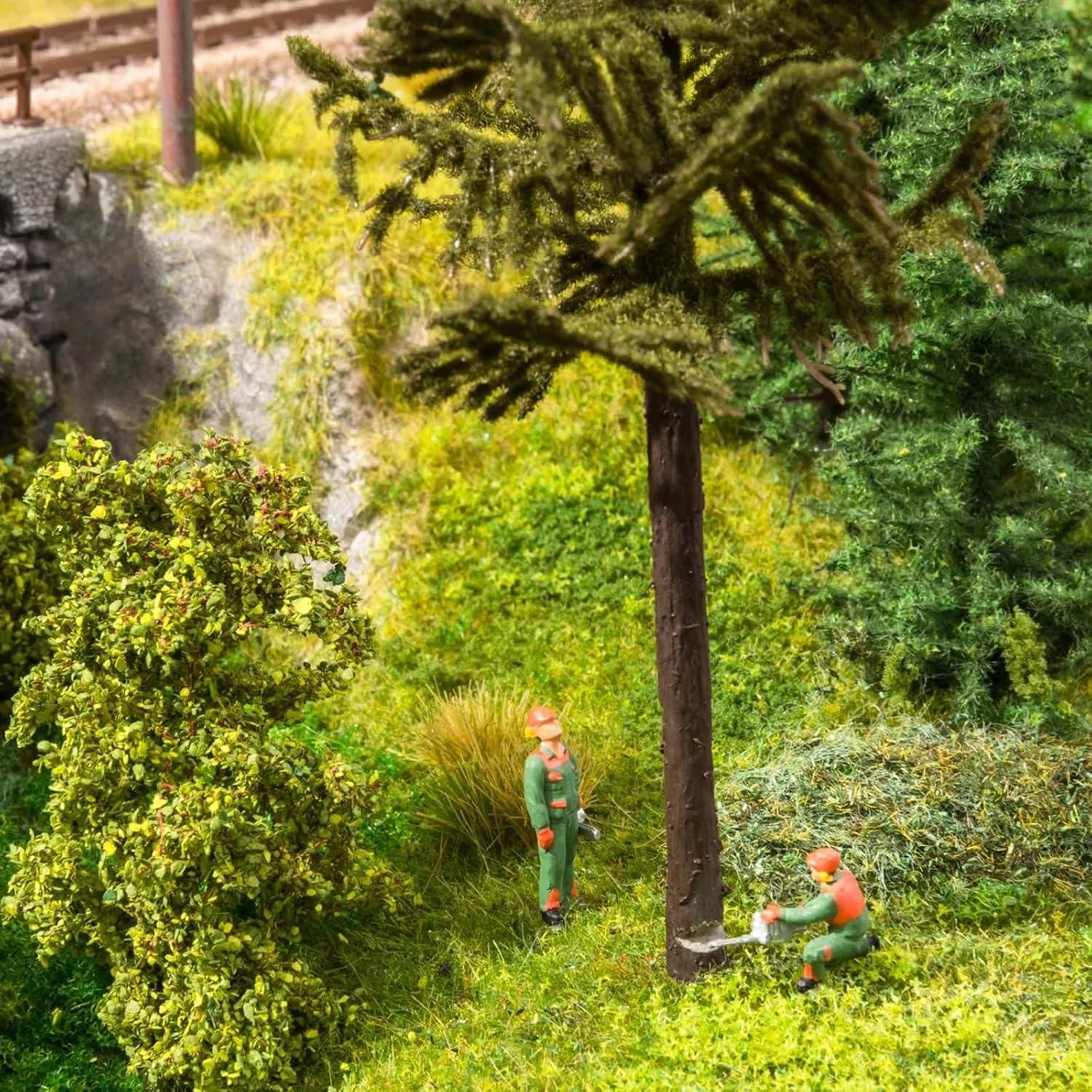 Grama Estática Rizada 20 Pcs Warmtree Verde Otoño