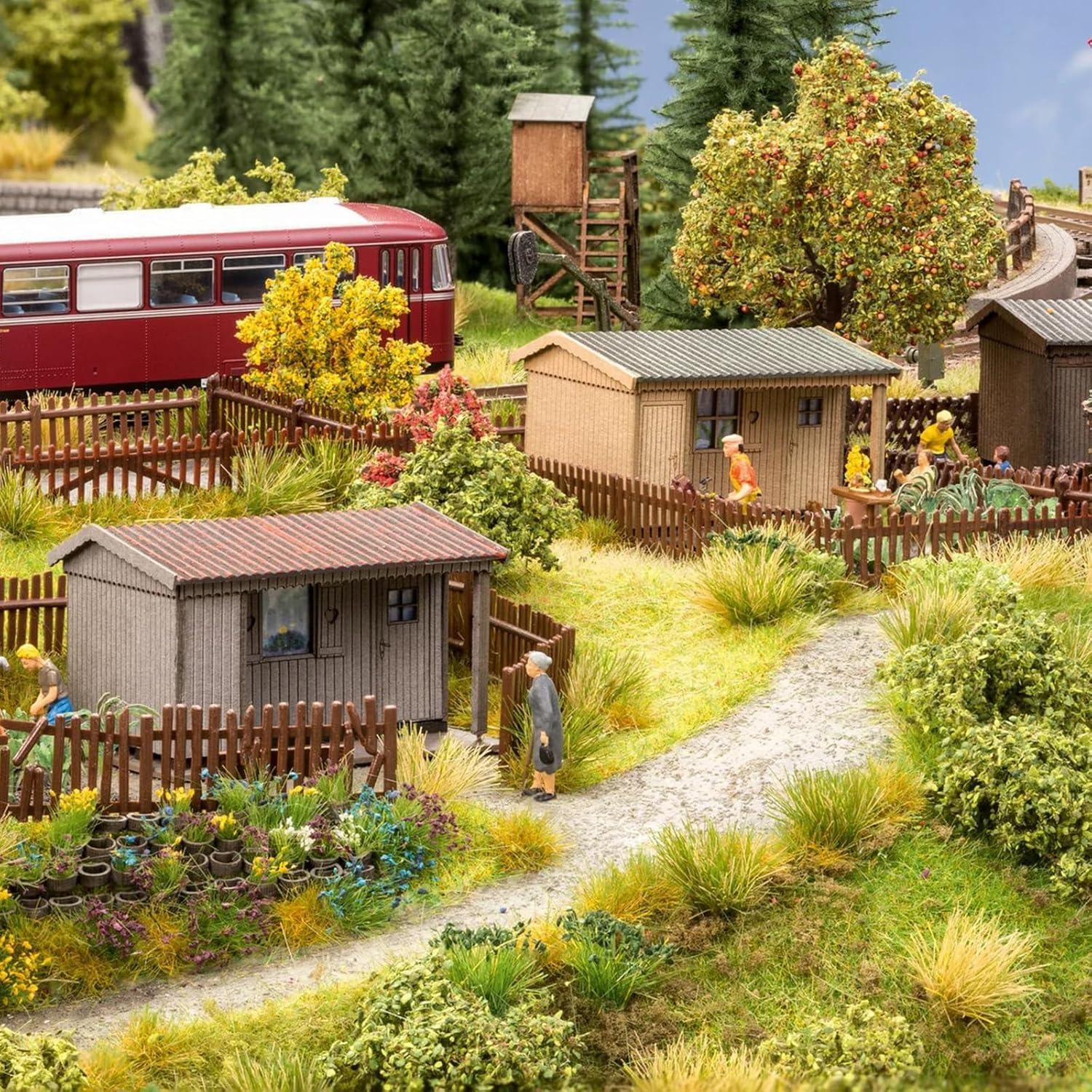 Grama Estática Rizada 20 Pcs Warmtree Verde Otoño