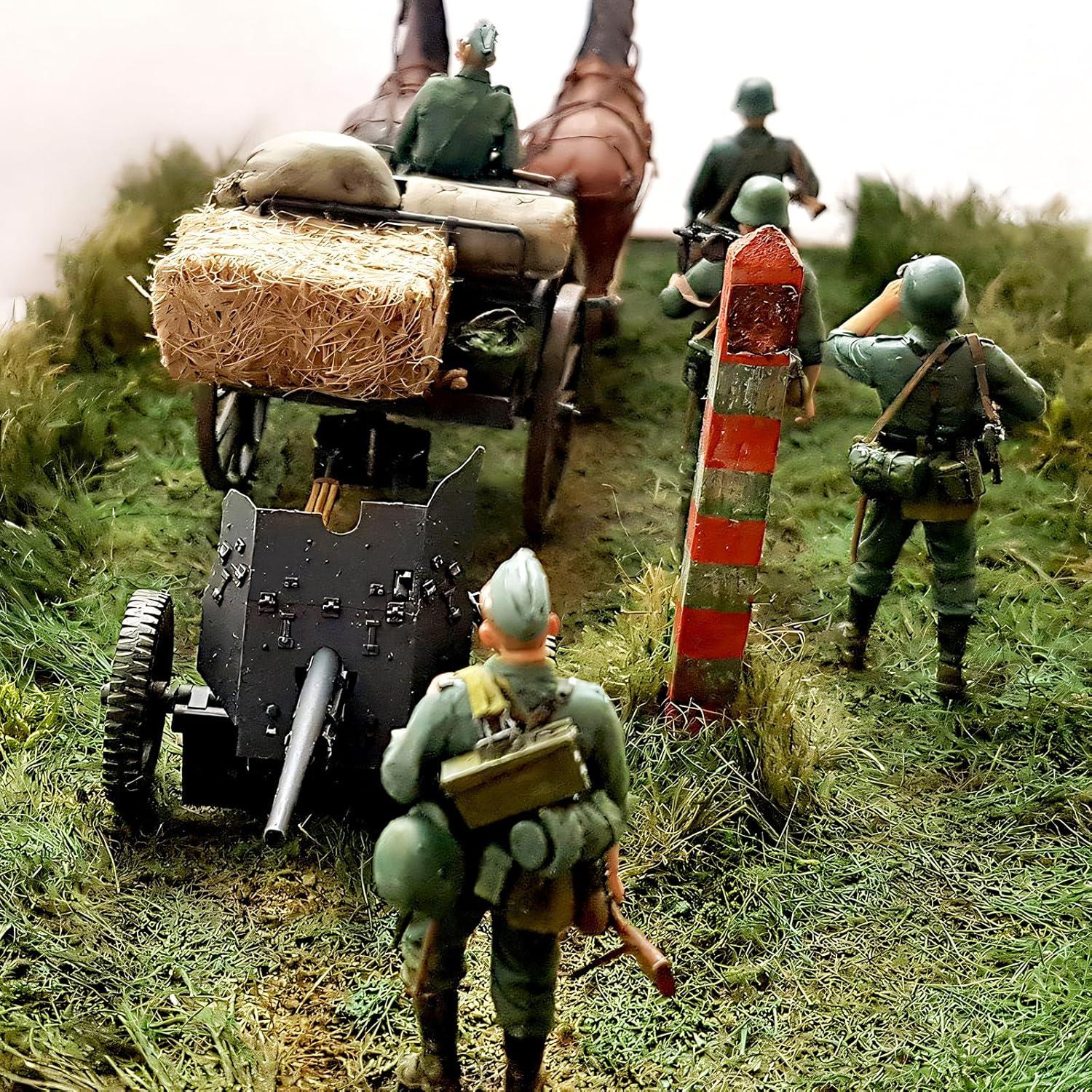 Grama Estática Rizada 20 Pcs Warmtree Verde Otoño