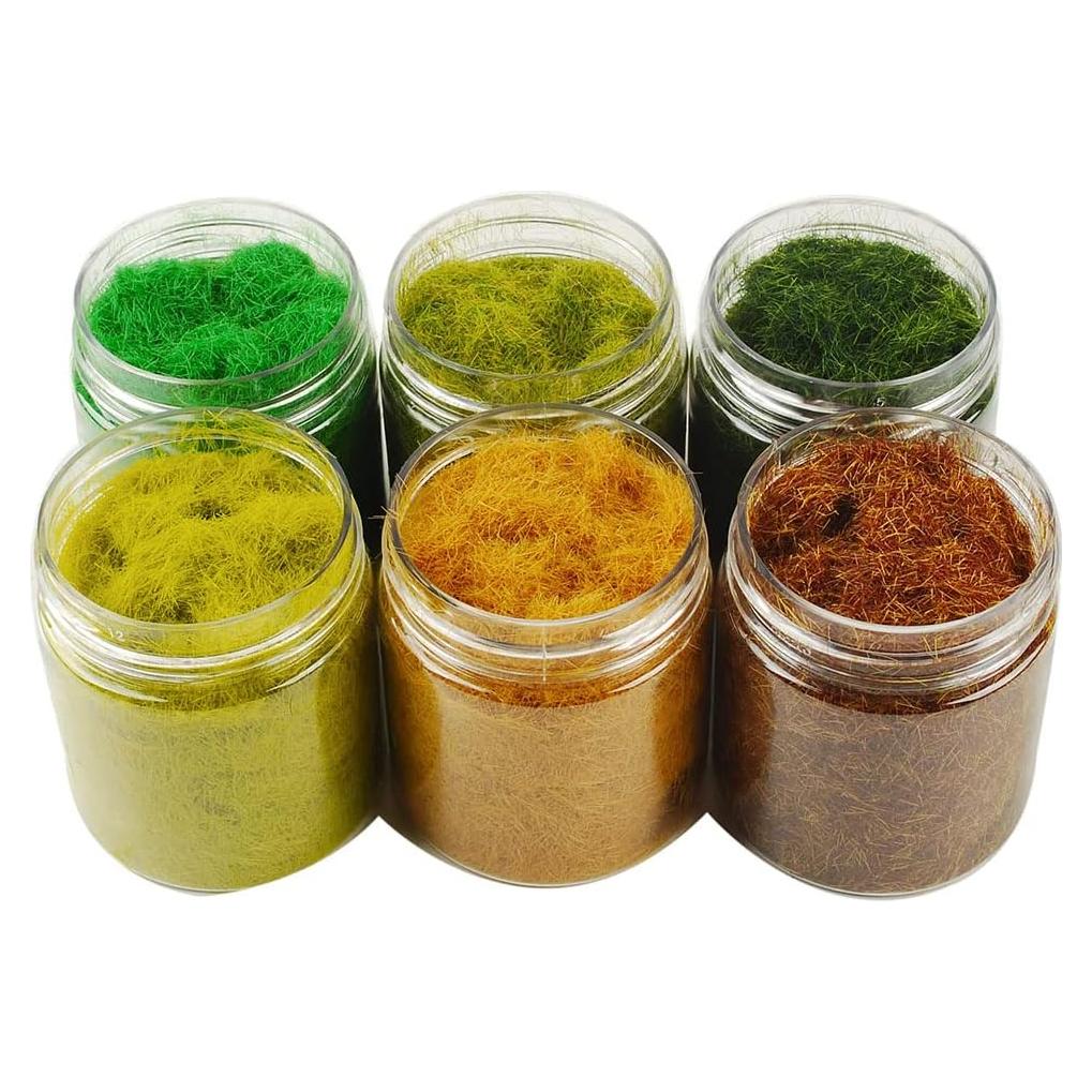 NWFashion 6 Botellas de 125ml Hierba Estática 5mm