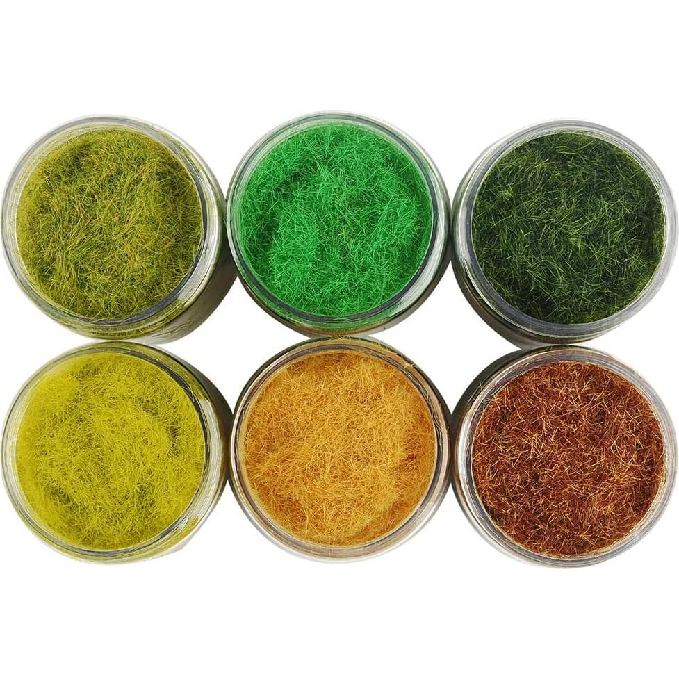 NWFashion 6 Botellas de 125ml Hierba Estática 5mm