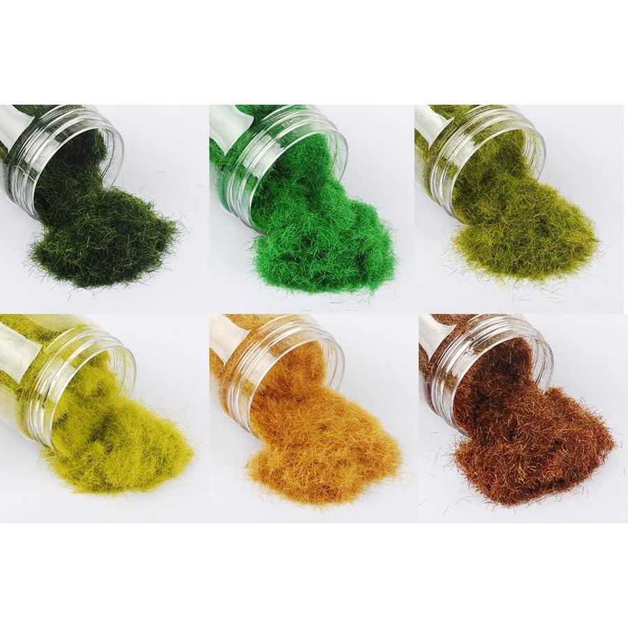 NWFashion 6 Botellas de 125ml Hierba Estática 5mm