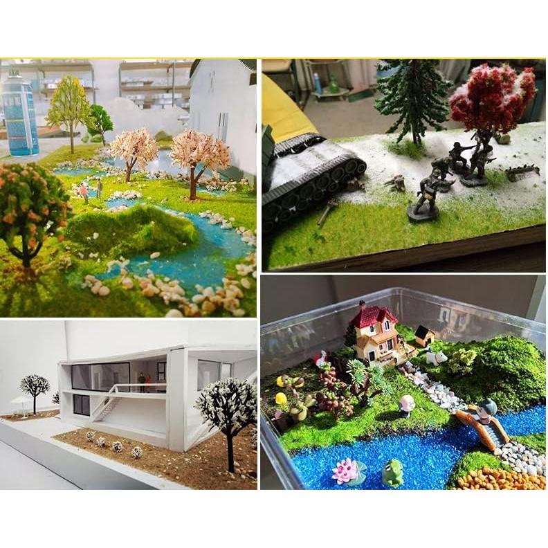 NWFashion 6 Botellas de 125ml Hierba Estática 5mm