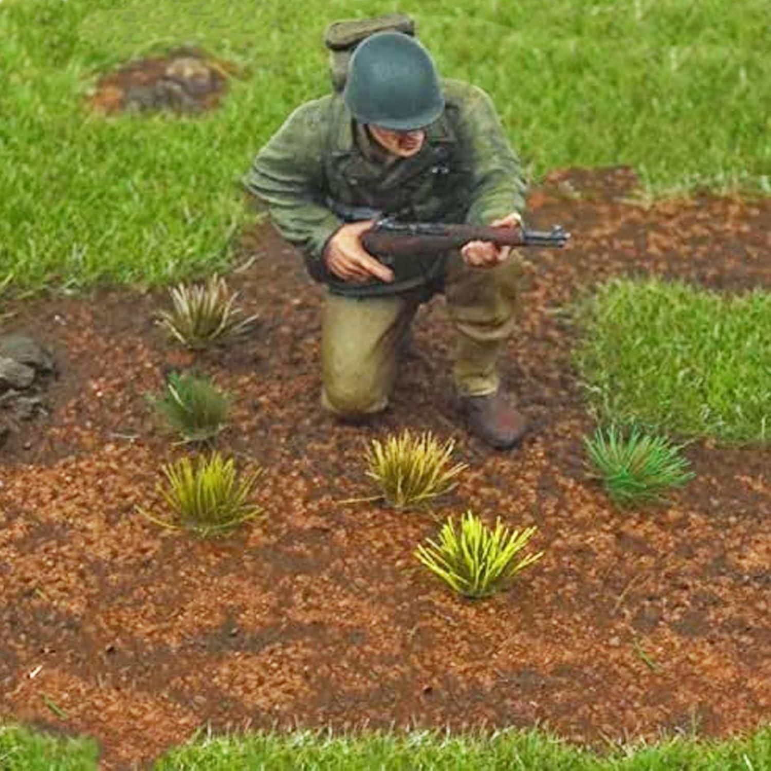 Kit 208 PCS Hierba Estática Wodima para Dioramas 25.4x20.3 cm