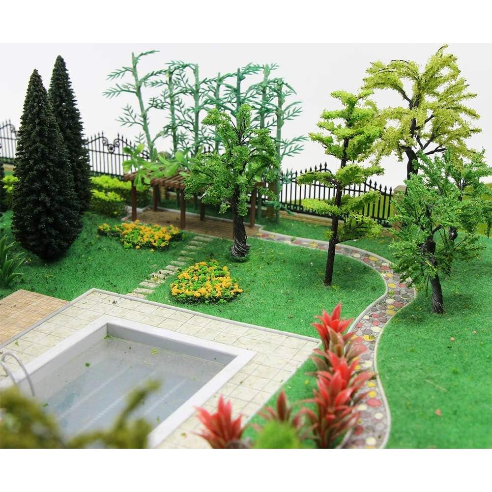 Alfombra de Césped Artificial NWFashion 33x99cm Verde Oscuro