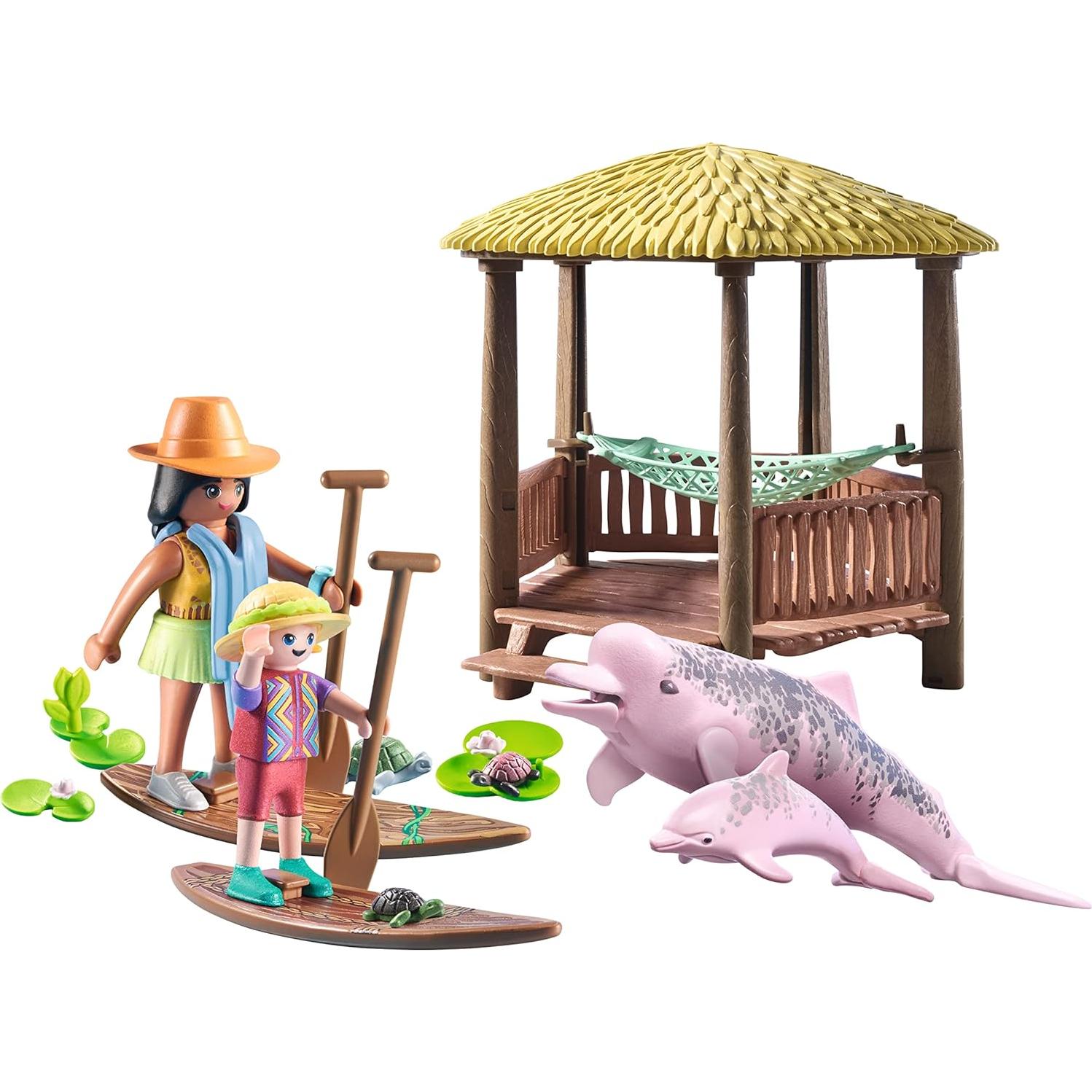 Playmobil Wiltopia - Tour en kayak con delfines de río