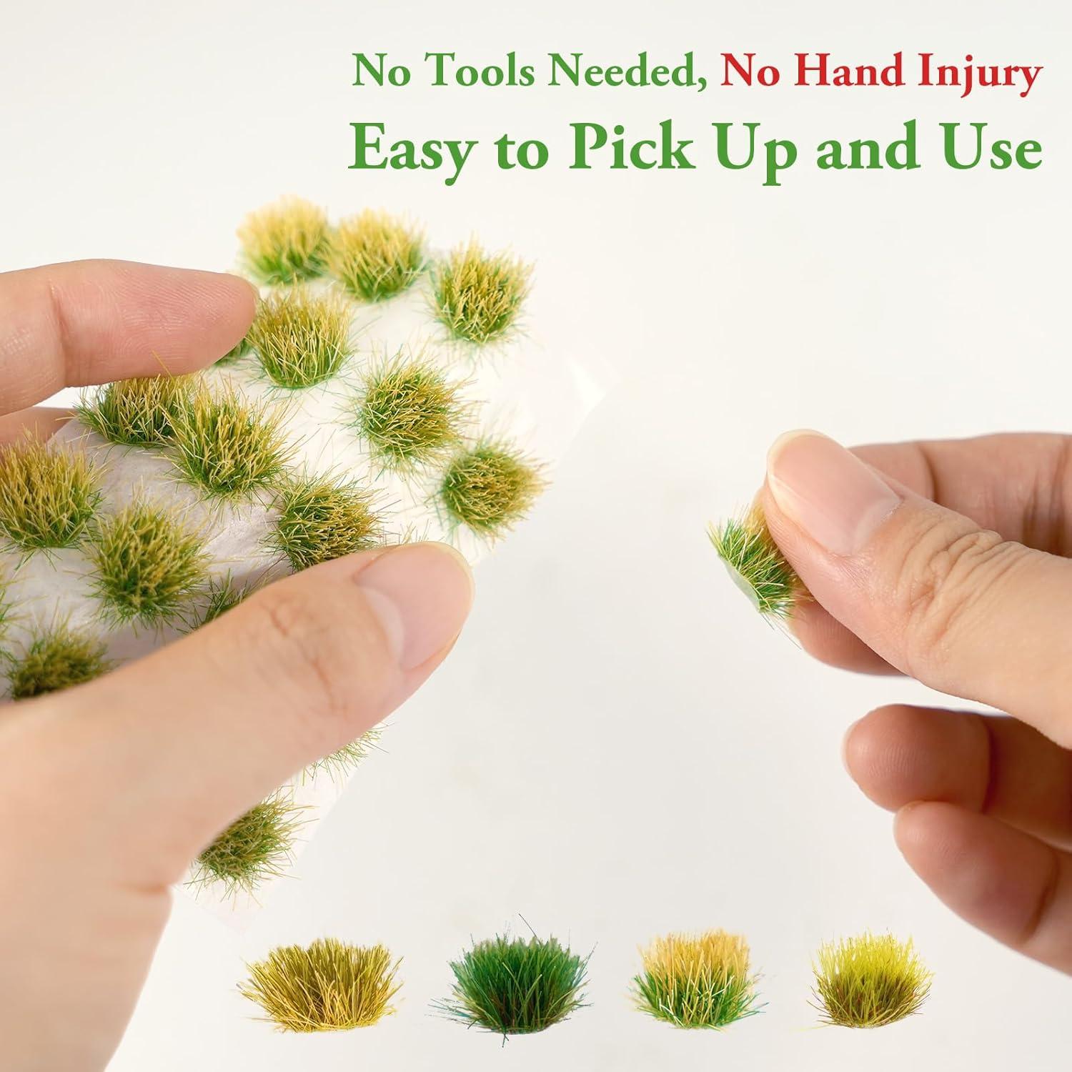 Warmtree 80 Piezas Hierba Estática Verde para Dioramas
