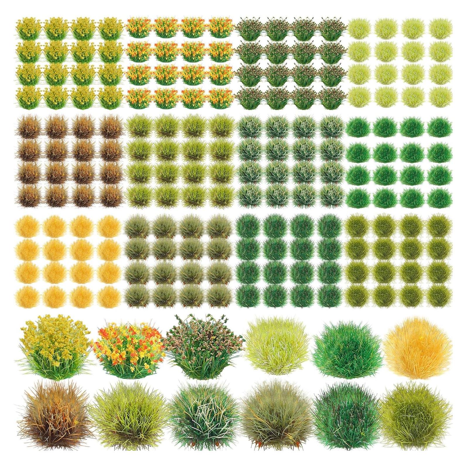 201 Piezas Terreno Miniatura Hierba Estática CraftyDream