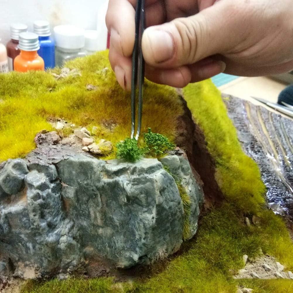 28 Pcs Arbustos Verdes Rizados Warmtree para Diorama