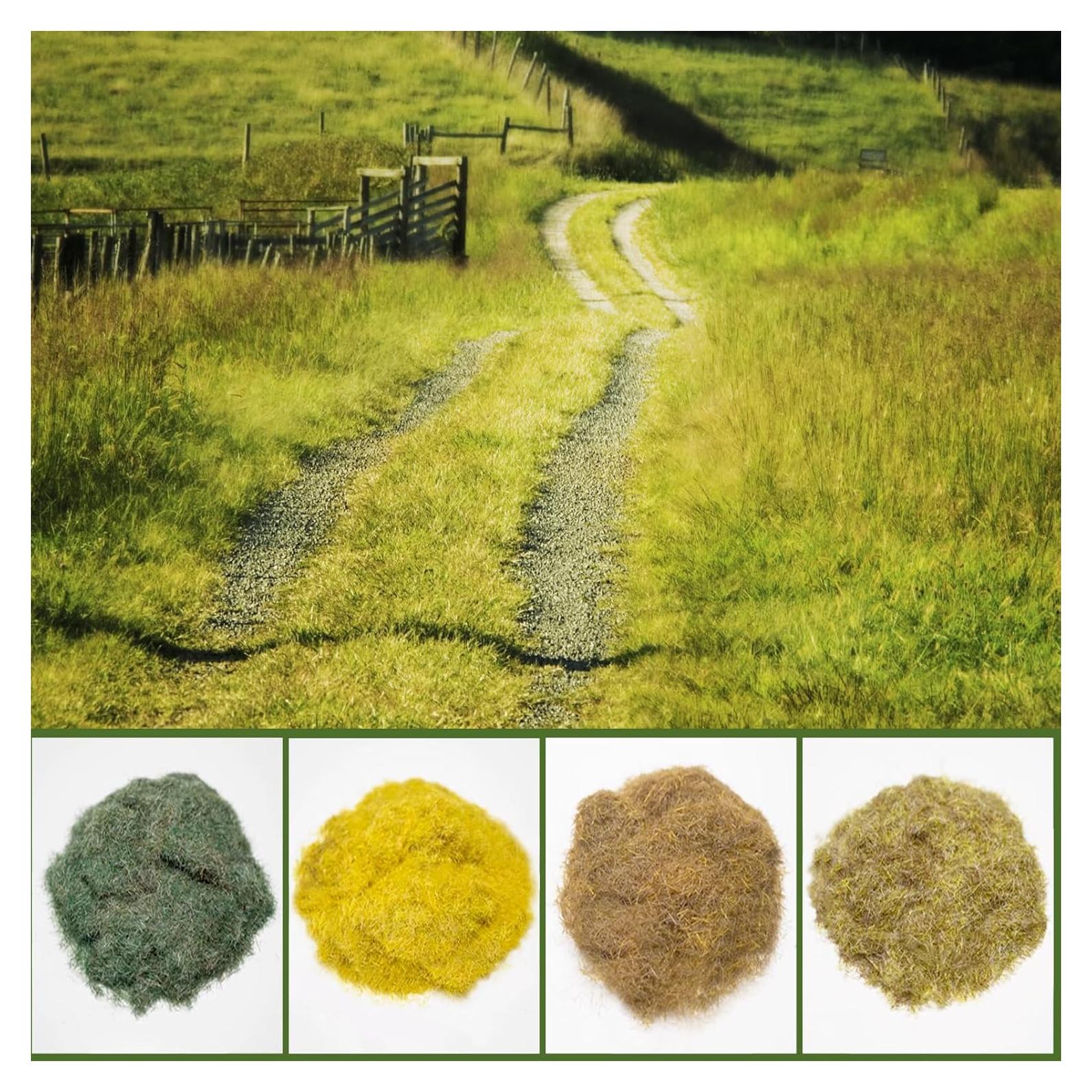 Conjunto de Hierba Estática Warmtree 120g 3mm para Dioramas