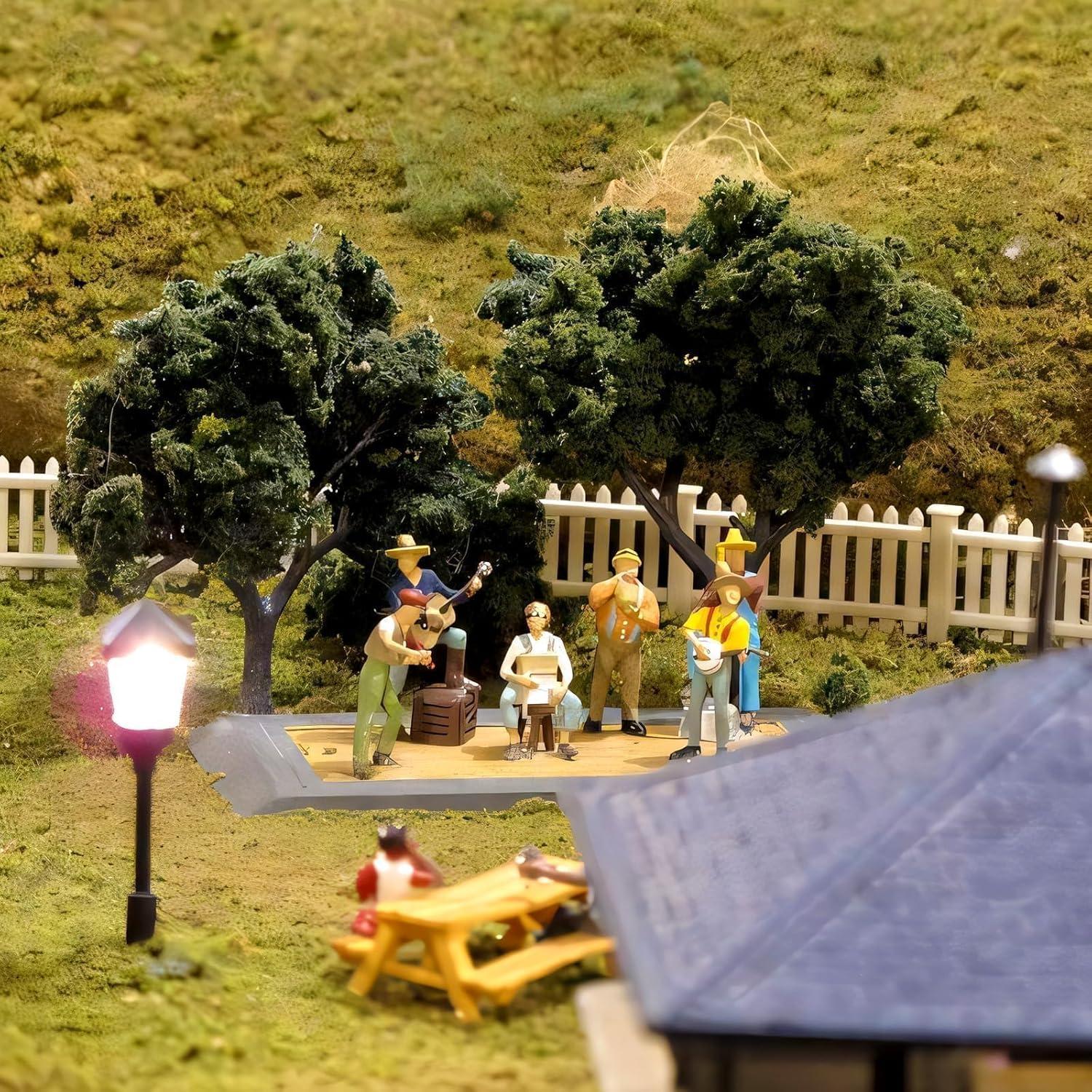 Conjunto de Hierba Estática Warmtree 120g 3mm para Dioramas