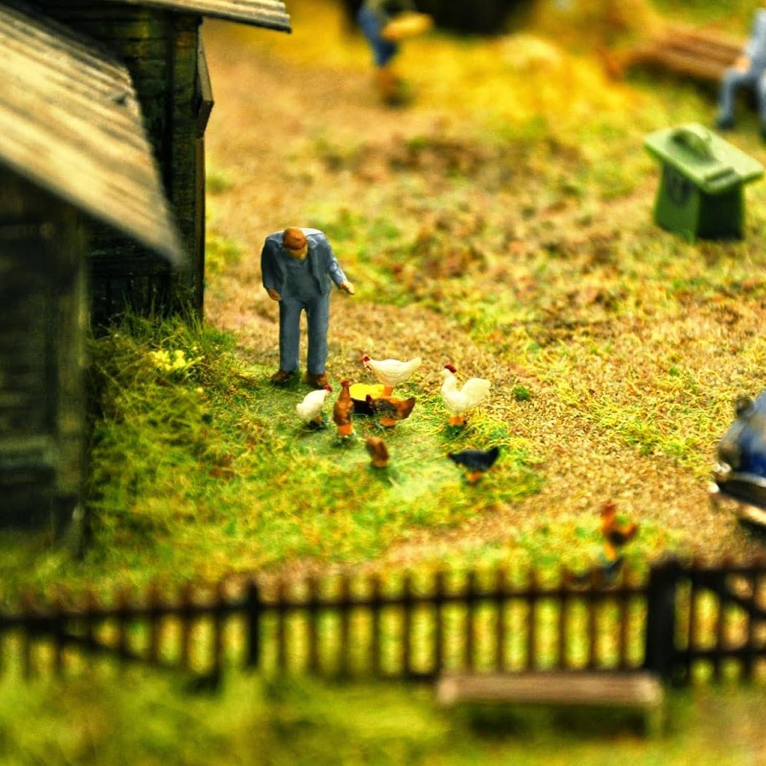 Conjunto de Hierba Estática Warmtree 120g 3mm para Dioramas