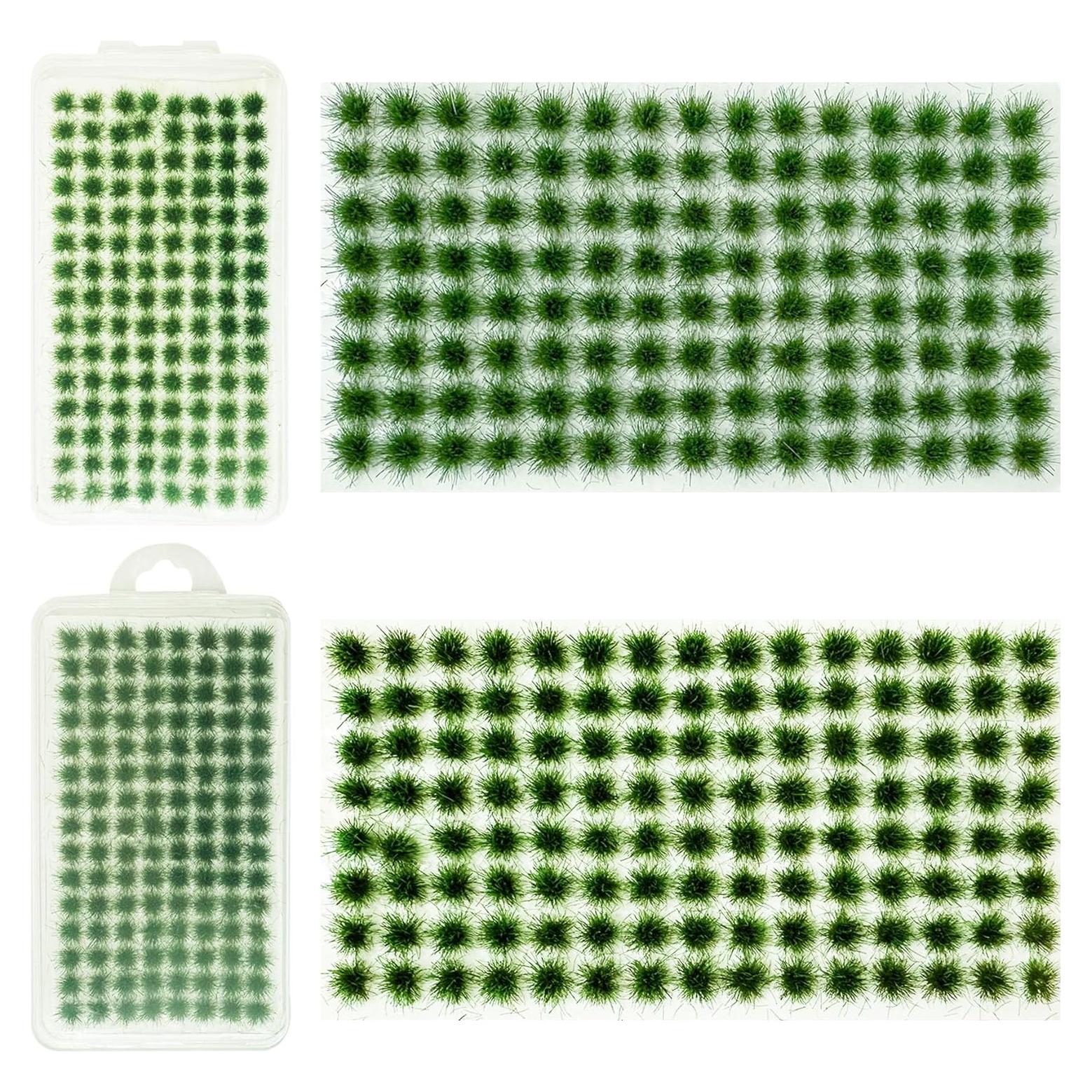 Kit de Hierba Estática Woohome 208 Piezas Verde