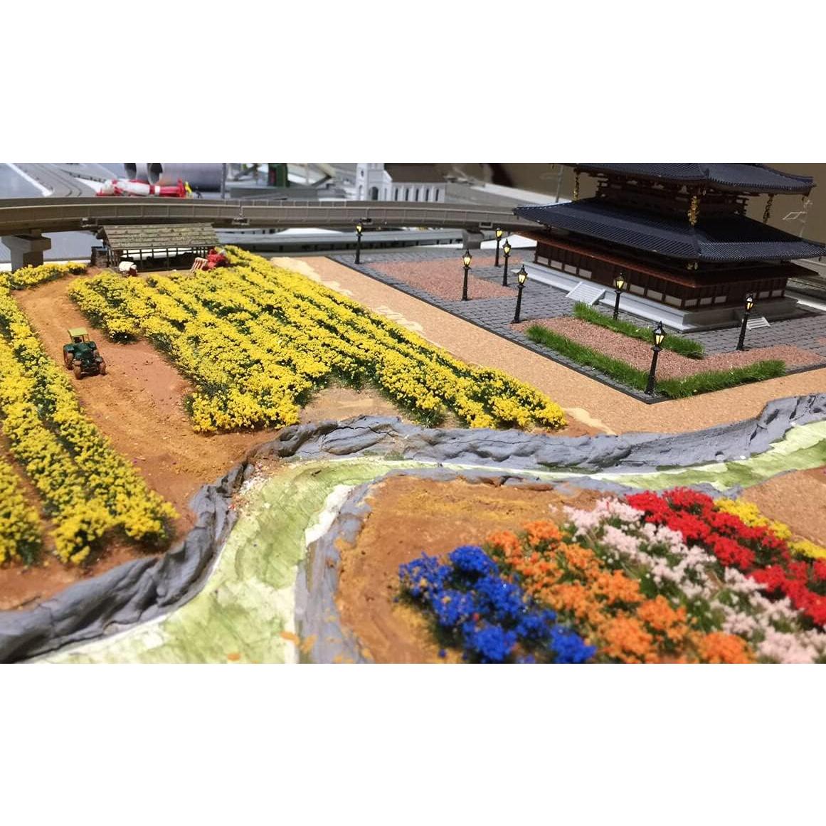 60 Pcs Flores Miniatura Autoadhesivas Warmtree para Dioramas