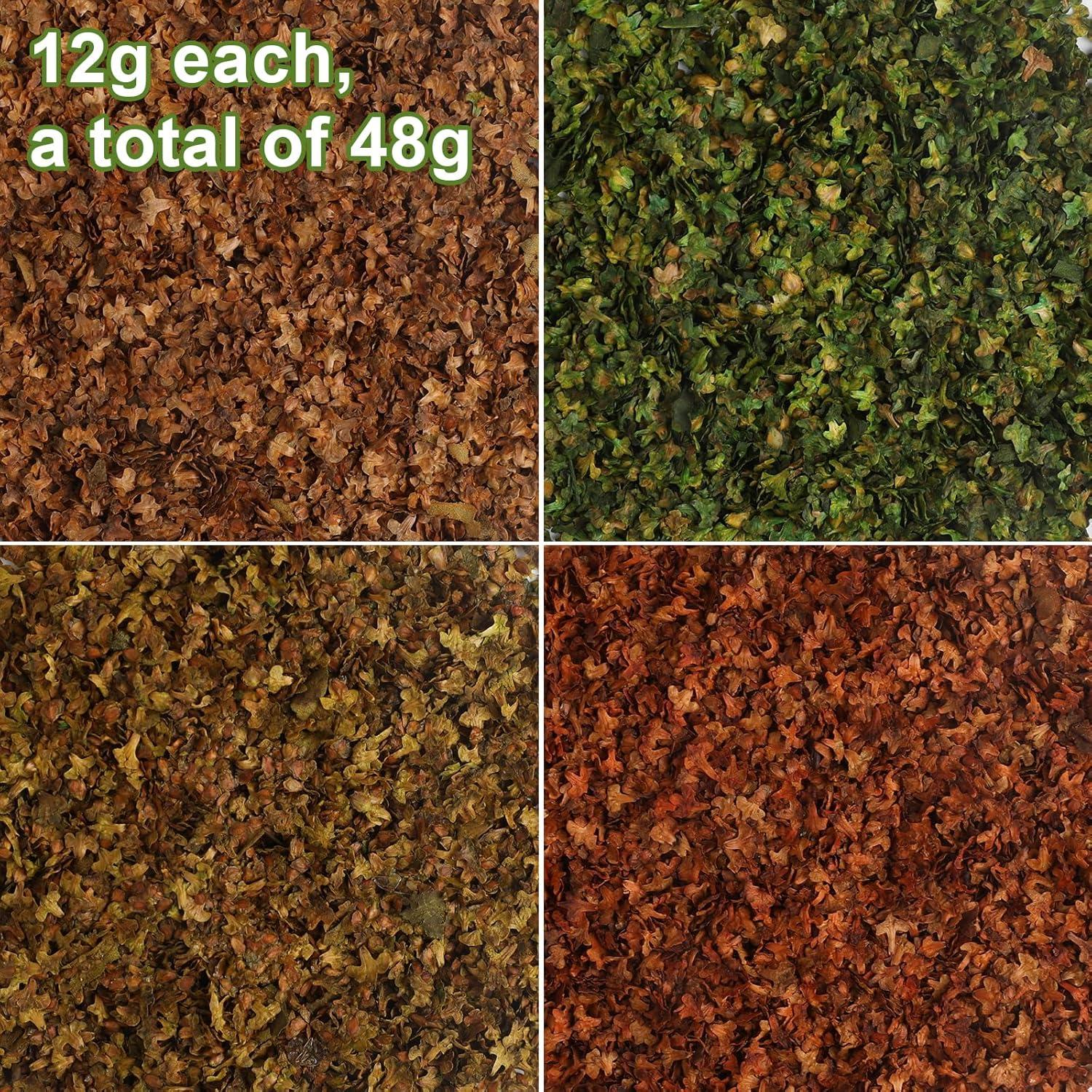 Hojas Miniatura Realistas FOIMAS para Diorama y Jardín de Hadas