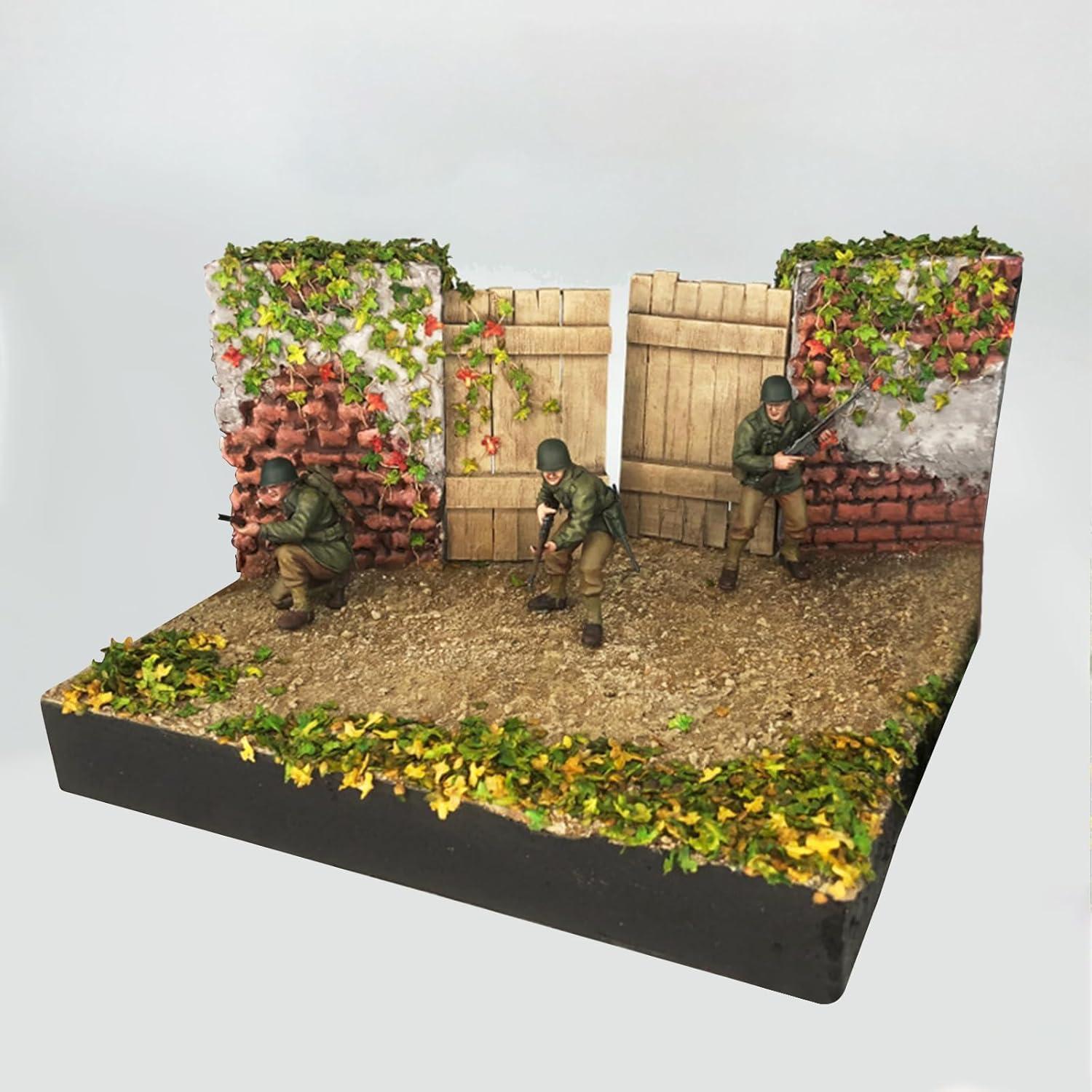 Hojas Miniatura Realistas FOIMAS para Diorama y Jardín de Hadas