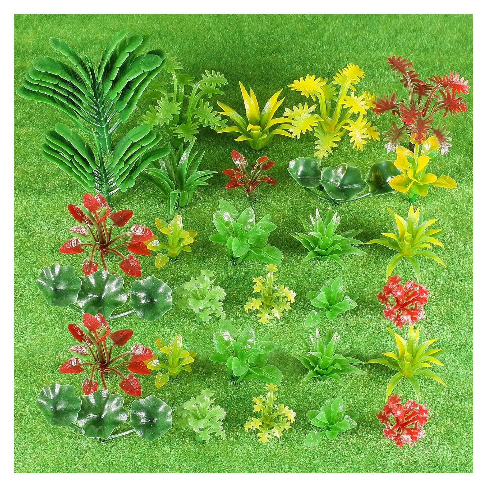 120 Árboles Miniatura Tropical Sosation para Diorama 3-6 cm