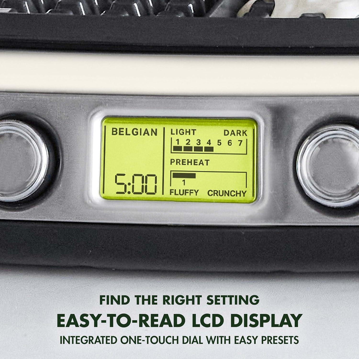 Waffle Maker GreenPan 4-Cuadrados Cerámico Antiadherente