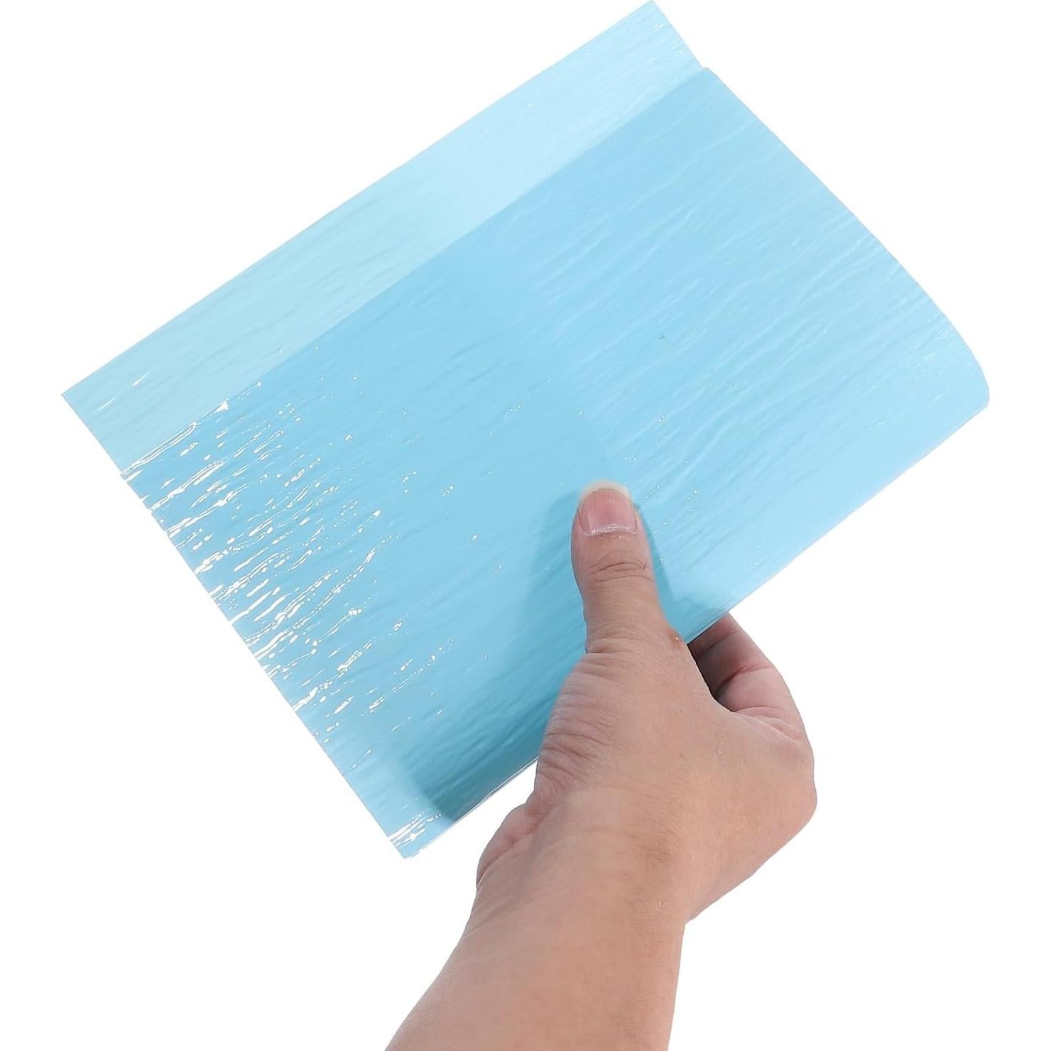 Hoja de Agua Ripple MECCANIXITY PVC Azul 33x22cm