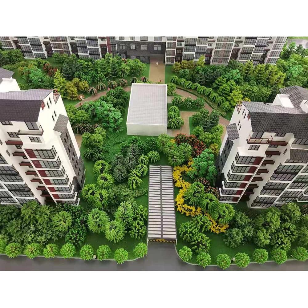 40 Árboles Miniatura SaktopDeco para Diorama y Ferrocarril