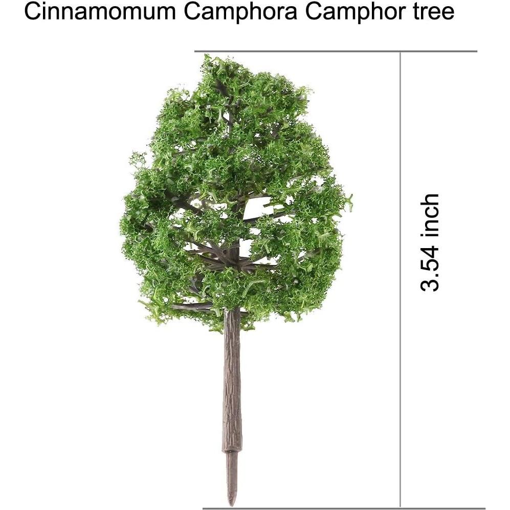 Kit de 12 Modelos de Árboles Miniatura AnyBack Verde
