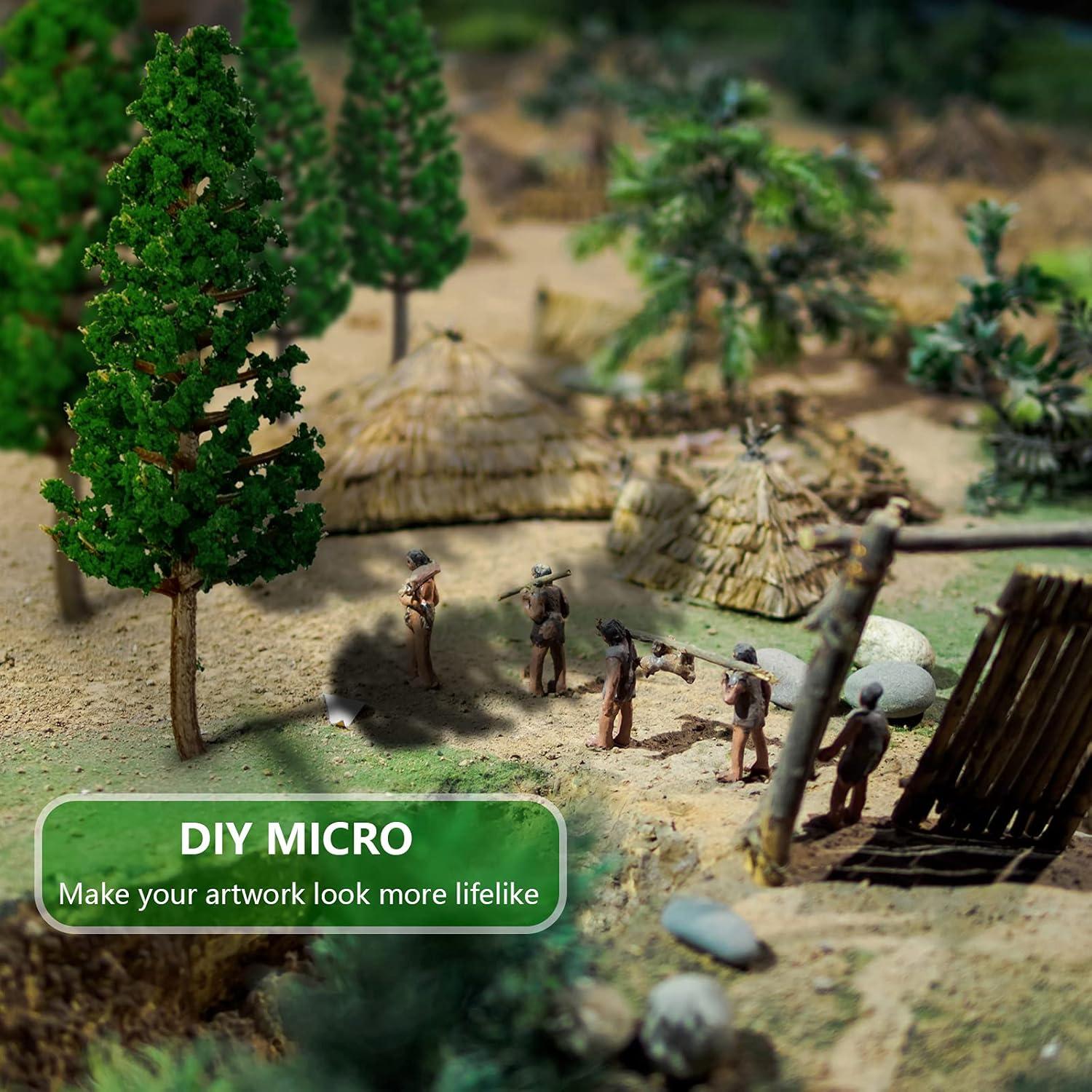 16 Árboles de Pino BLLREMIPSUR para Dioramas y Manualidades