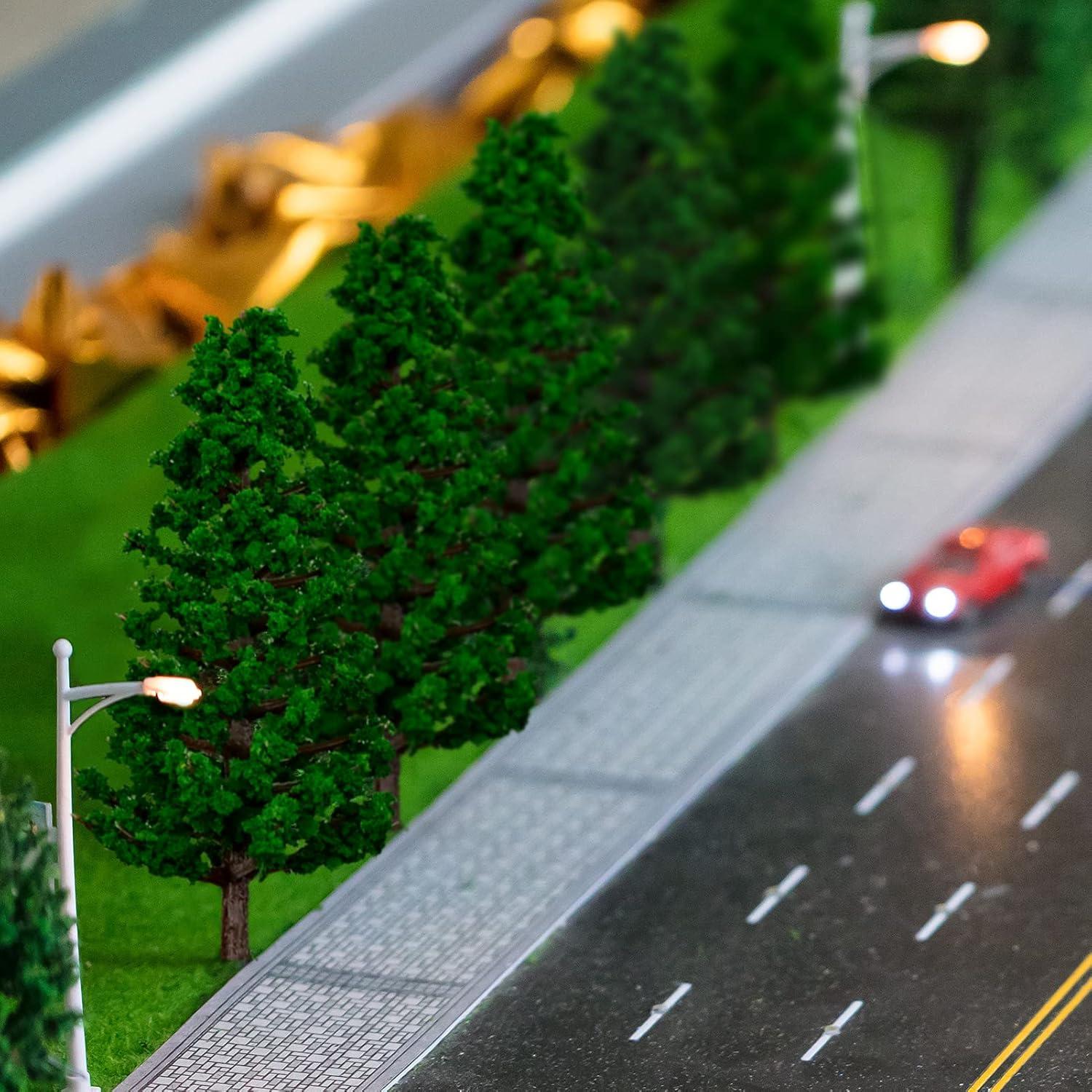 16 Árboles de Pino BLLREMIPSUR para Dioramas y Manualidades