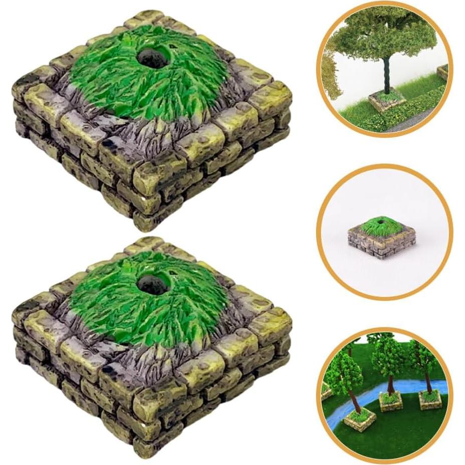 10 Piezas Mini Árboles Diorama HOODANCOS para Paisajismo