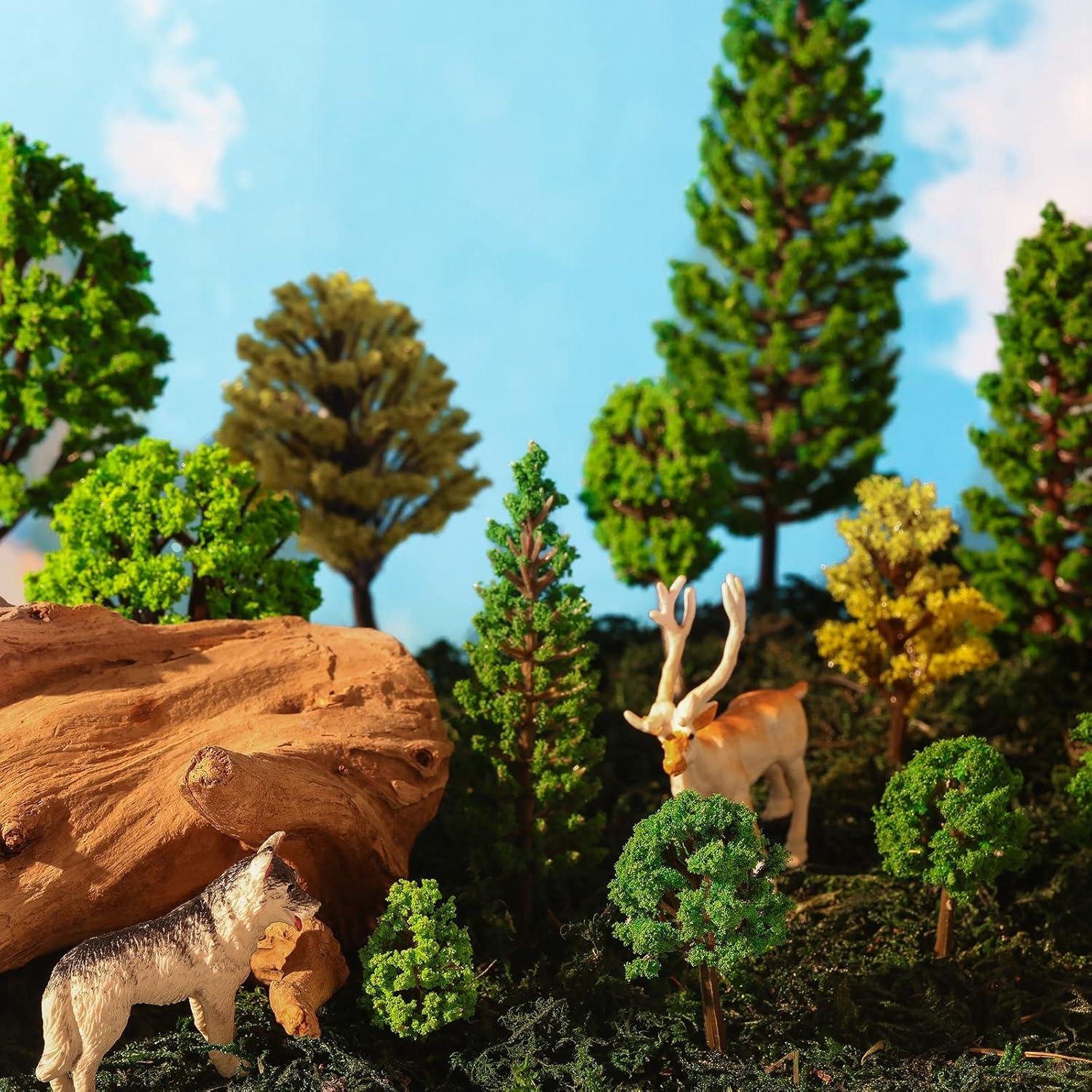 30 Árboles Modelo Canlierr 4-16 cm + Musgo Seco 50x15 cm