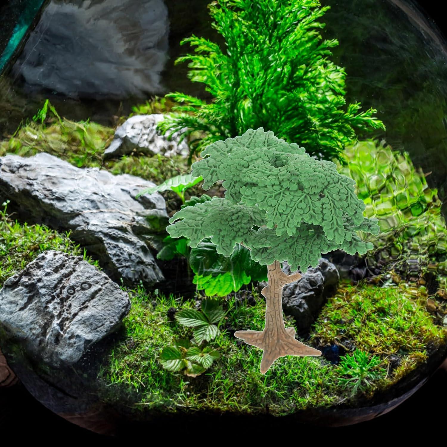 Árboles miniatura 3 piezas Toyvian para paisajismo 10.5 cm