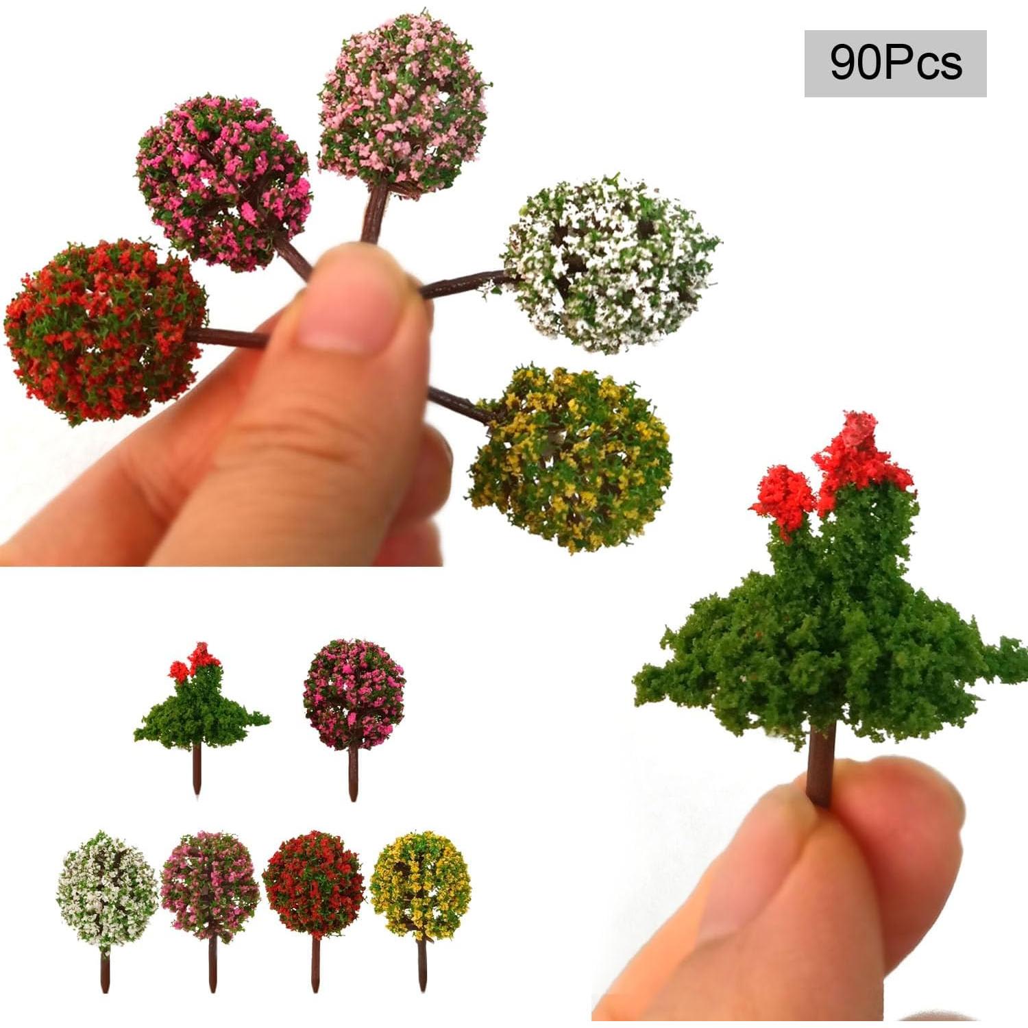 90 Árboles Modelo Miniatura OrgMemory para Diorama Escenario