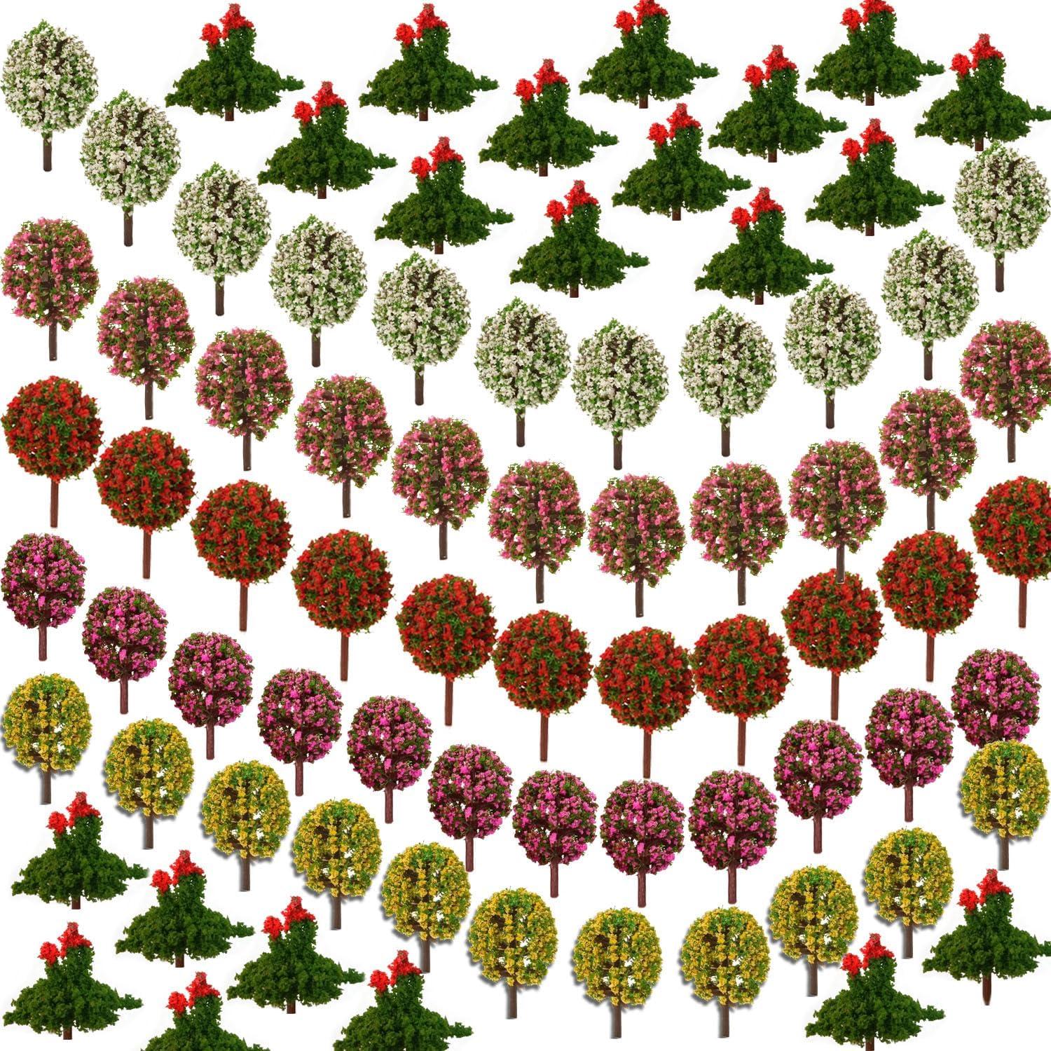 90 Árboles Modelo Miniatura OrgMemory para Diorama Escenario