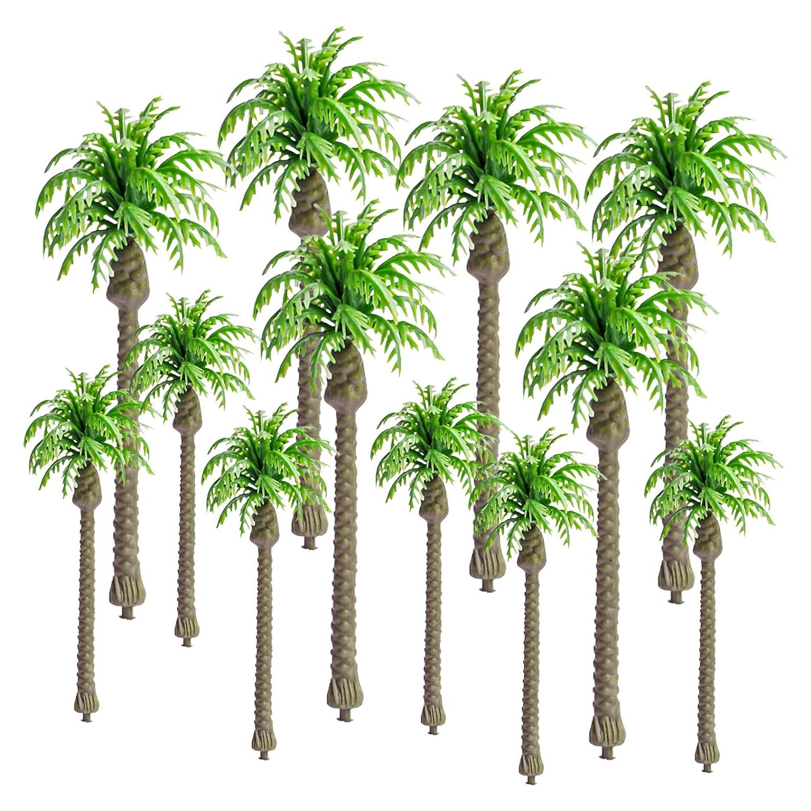 12 Mini Árboles de Palma de Coco BLLREMIPSUR para Diorama