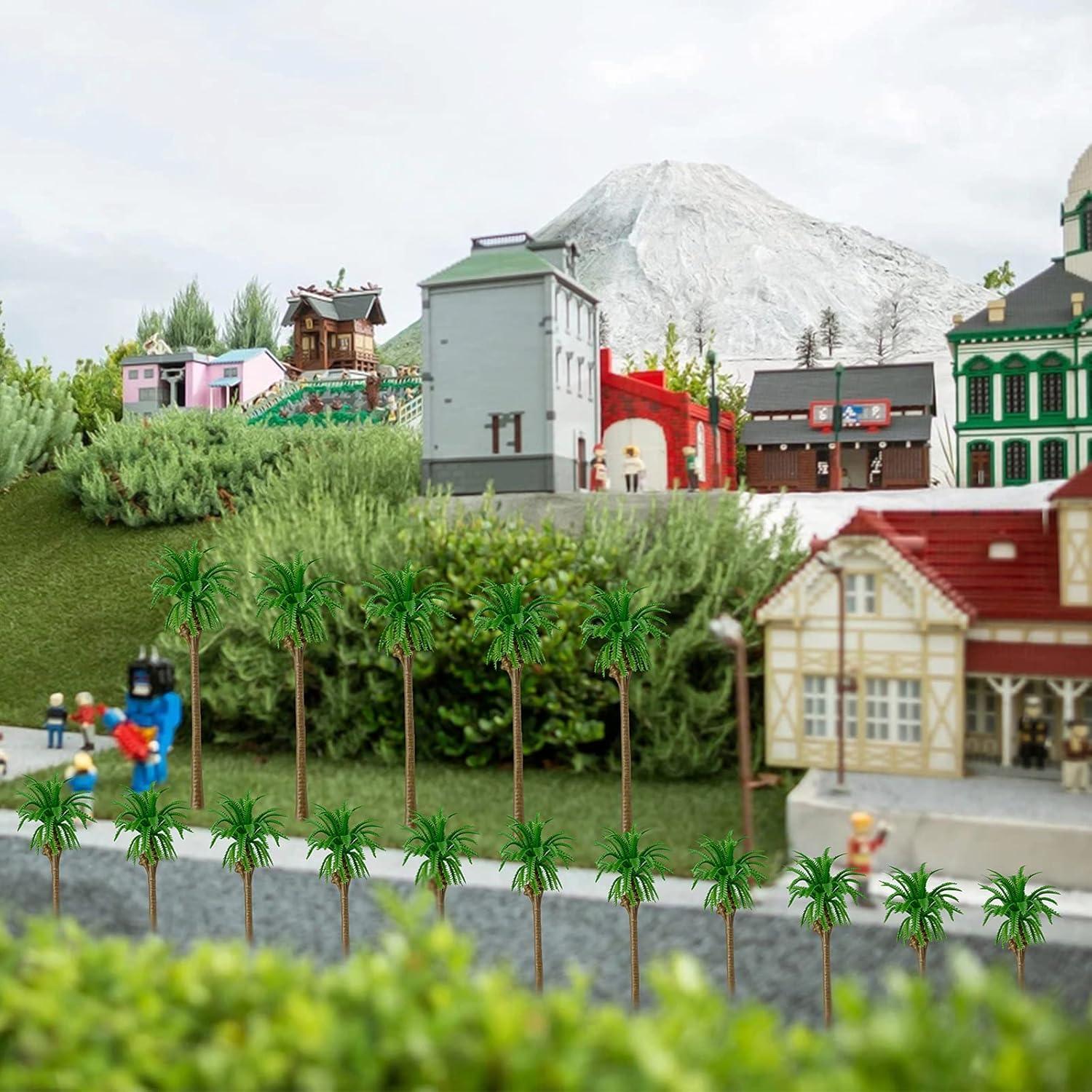12 Mini Árboles de Palma de Coco BLLREMIPSUR para Diorama