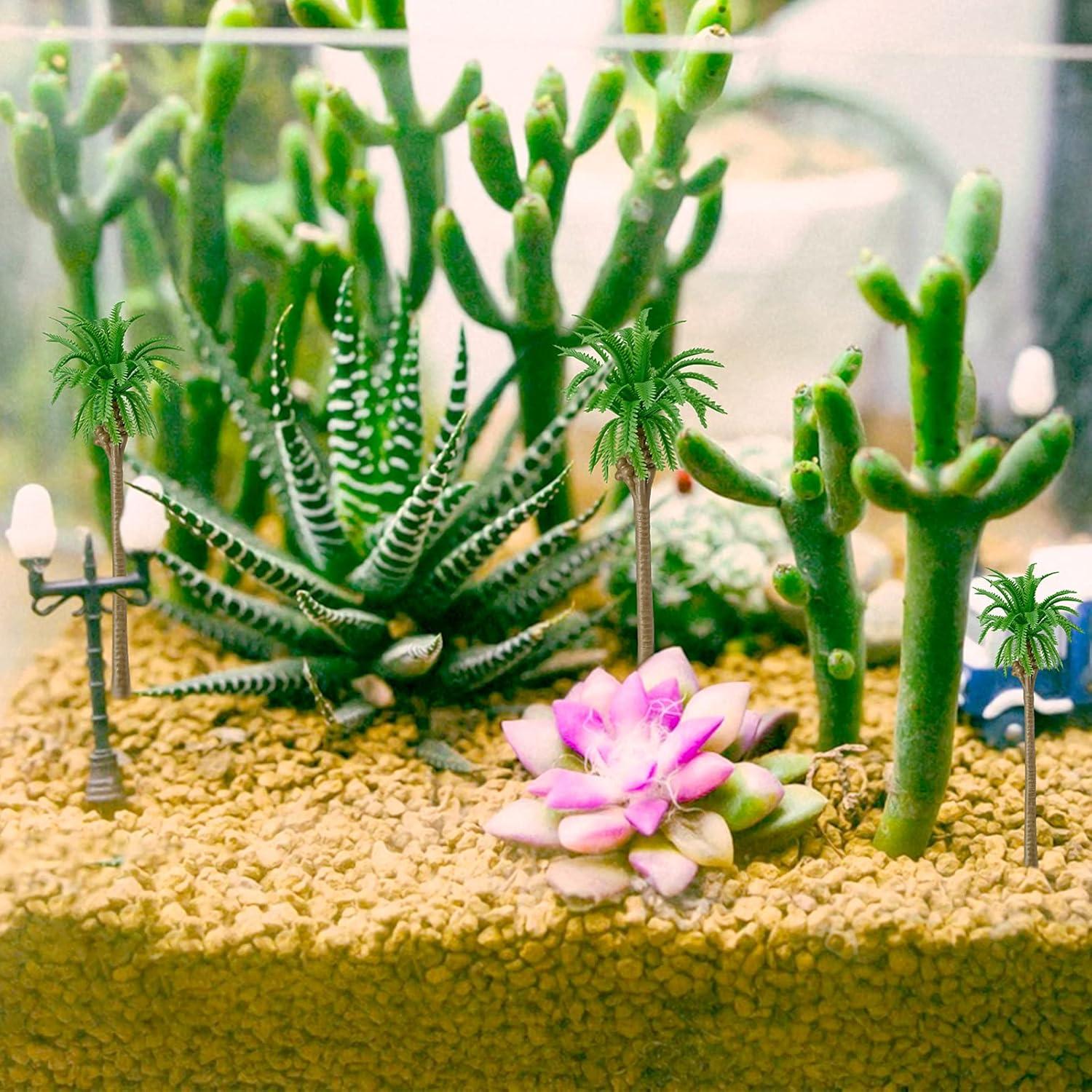 12 Mini Árboles de Palma de Coco BLLREMIPSUR para Diorama