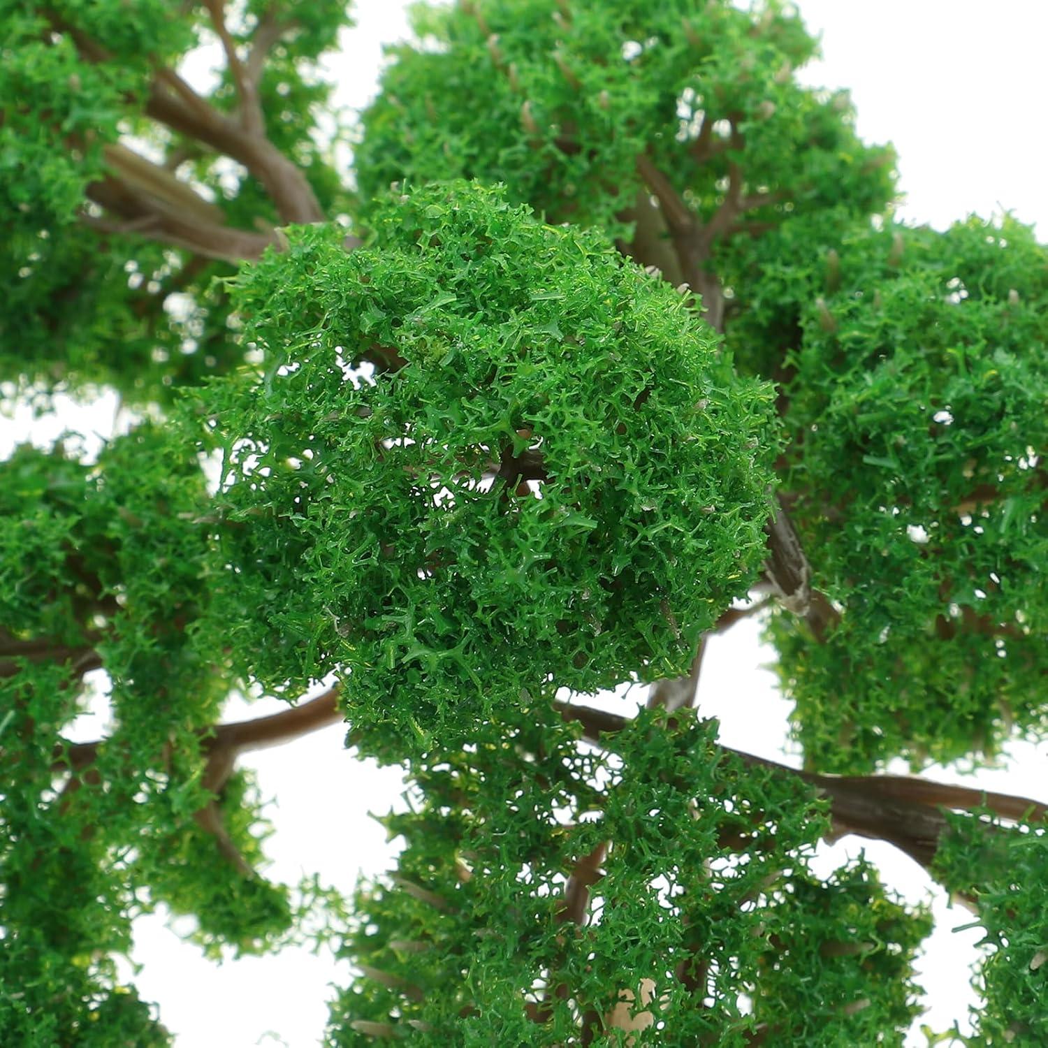 20 Árboles Modelo Paisaje 1:150 NUOLUX 7.5cm Verde