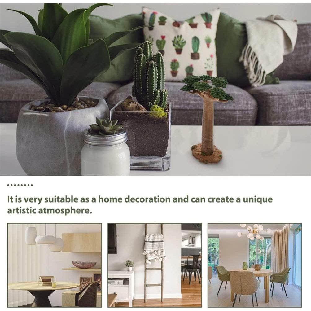 Mini Árbol Baobab Artificial VOSAREA 2 Piezas 136g