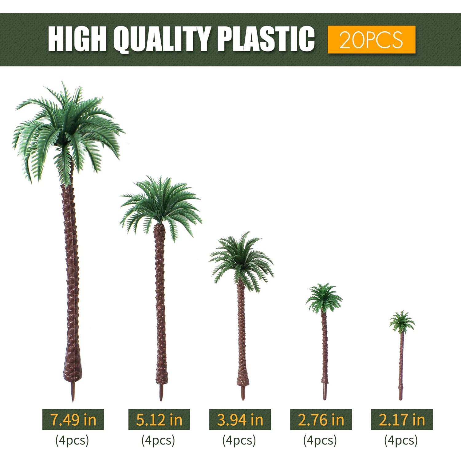 Árboles de Palma Artificiales HUIANER 20PCS Decoración