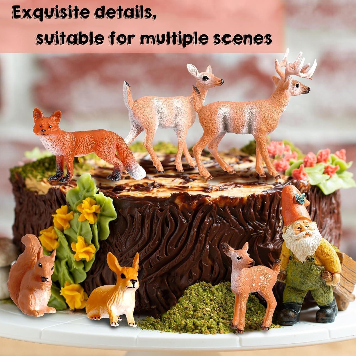 Set de 68 Piezas de Árboles y Animales Miniatura Warmtree