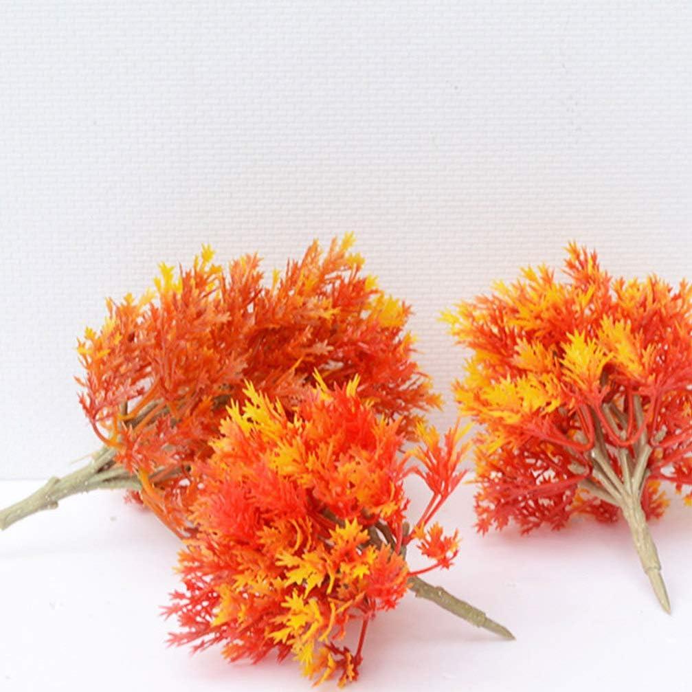 Planta Mini Árbol de Arce Artificial SUPVOX - 4 Piezas